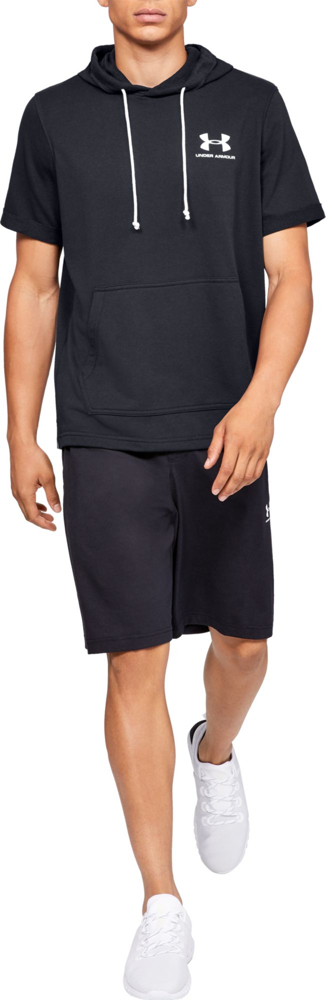 under armor short sleeve hoodie