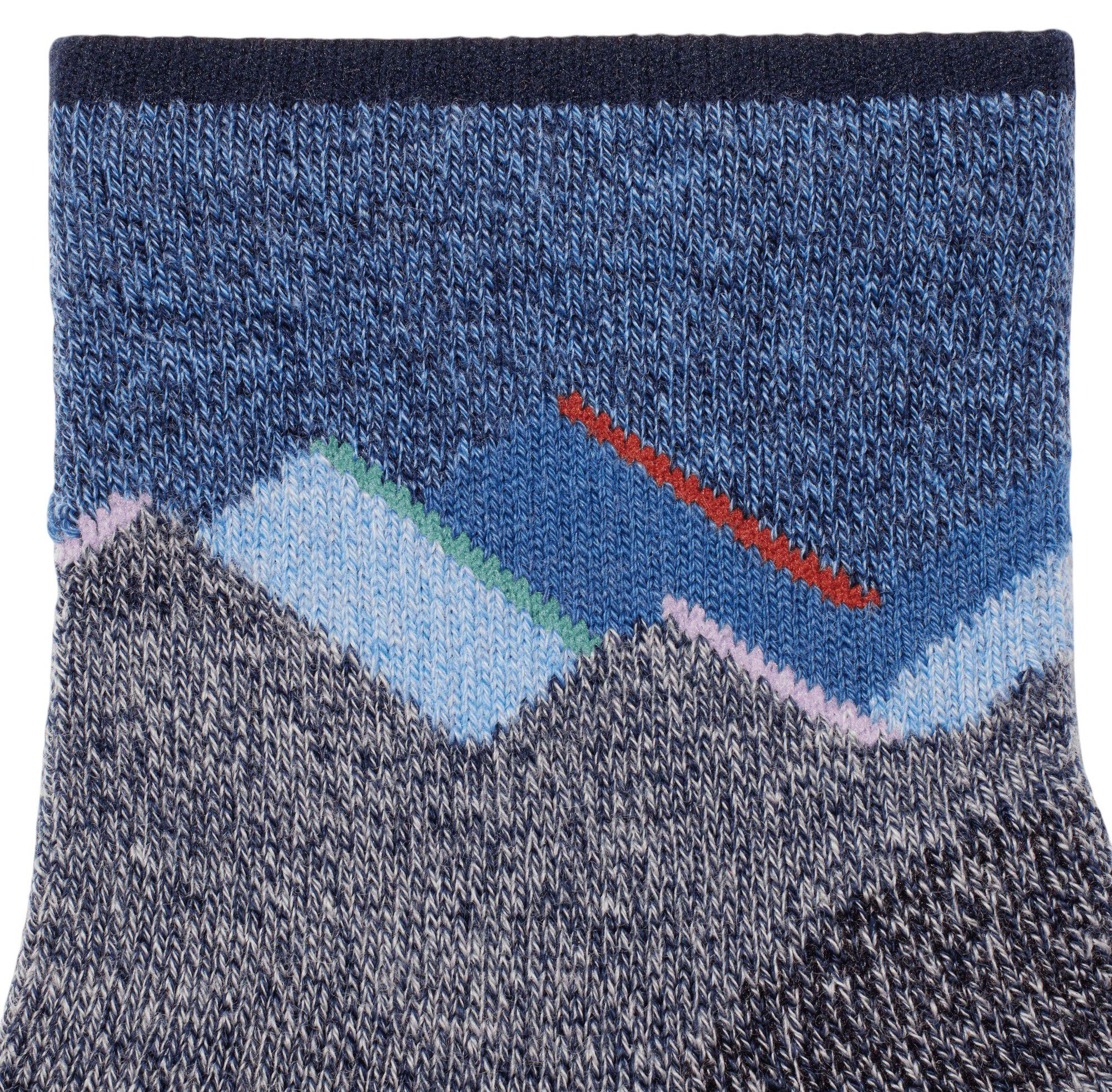 Bombas Marl Mountain Landscape Merino Blend Hiking Quarter Socks product image