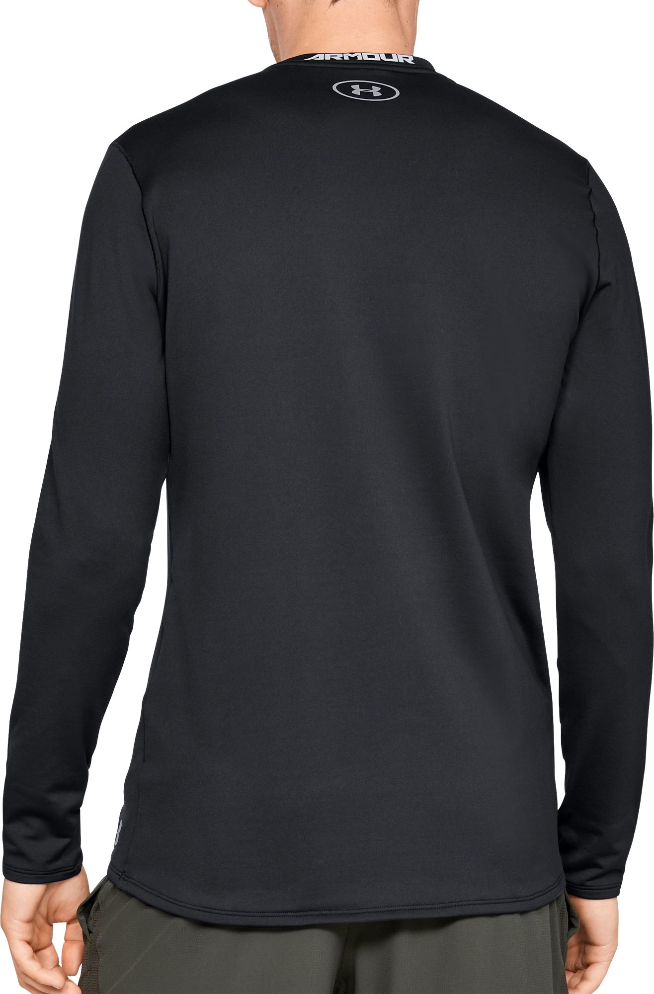 under armour men's coldgear armour compression crewneck long sleeve shirt