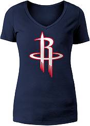 5th & Ocean Women's 2022-23 City Edition Houston Rockets Navy V-Neck T-Shirt product image