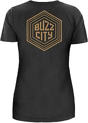 5th & Ocean Women's 2022-23 City Edition Charlotte Hornets Black V-Neck T-Shirt product image
