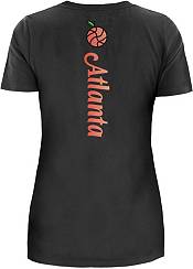 5th & Ocean Women's 2022-23 City Edition Atlanta Hawks Black V-Neck T-Shirt product image