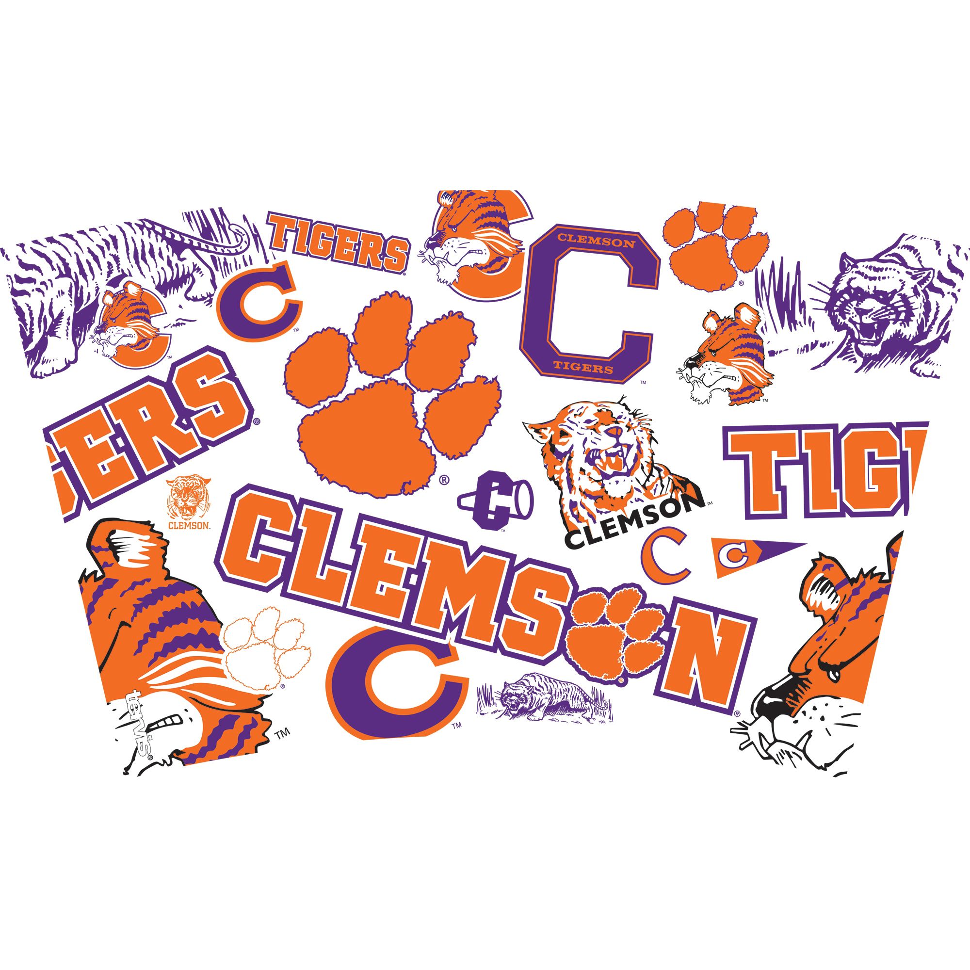 Tervis Clemson Tigers  16 oz. All Over Tumbler product image