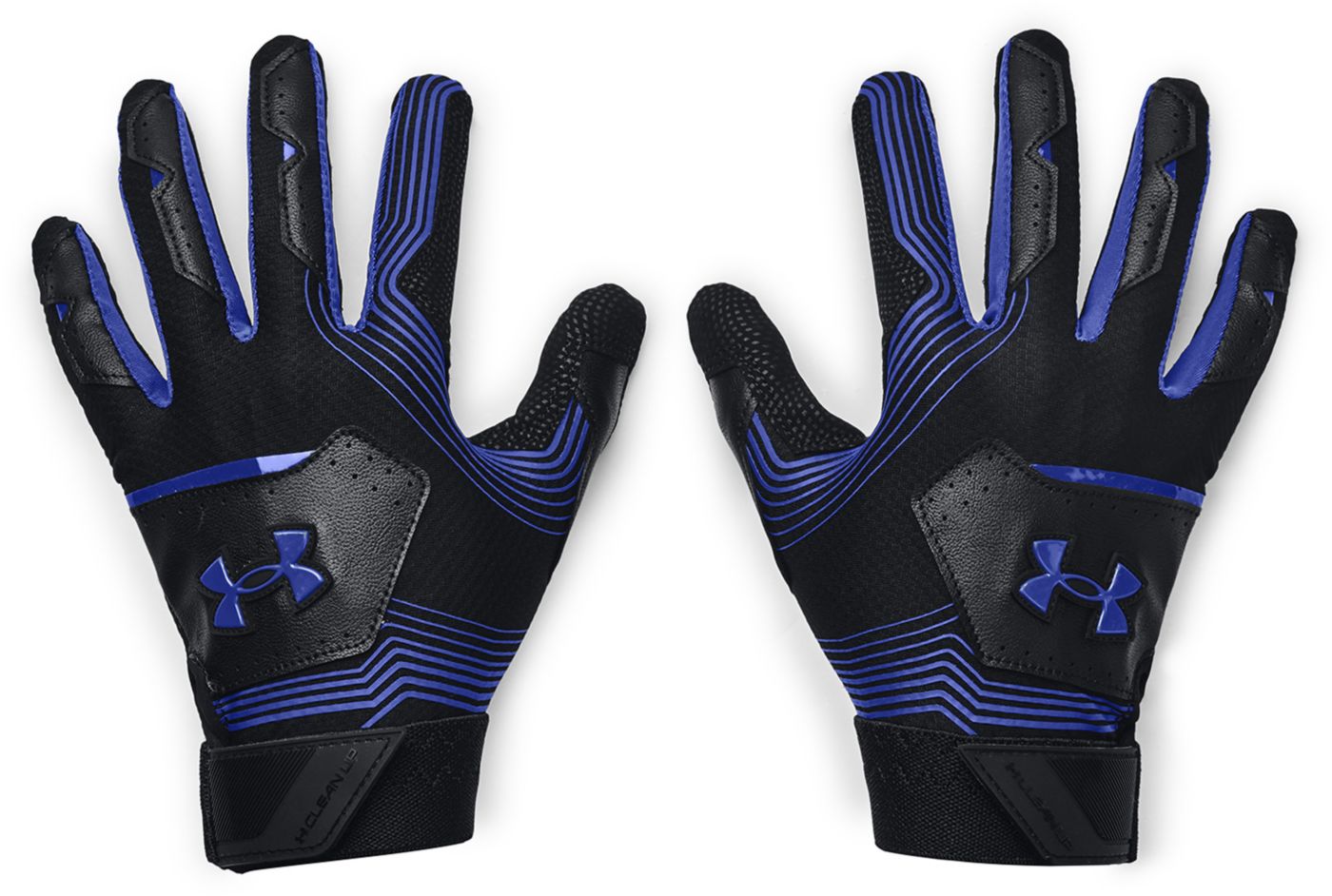 Blue under armour batting gloves on sale