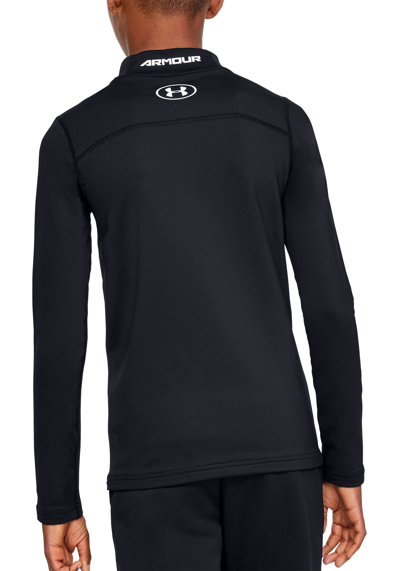 Under Armour Boys ColdGear Mock Neck Long Sleeve Shirt Dick s Sporting Goods