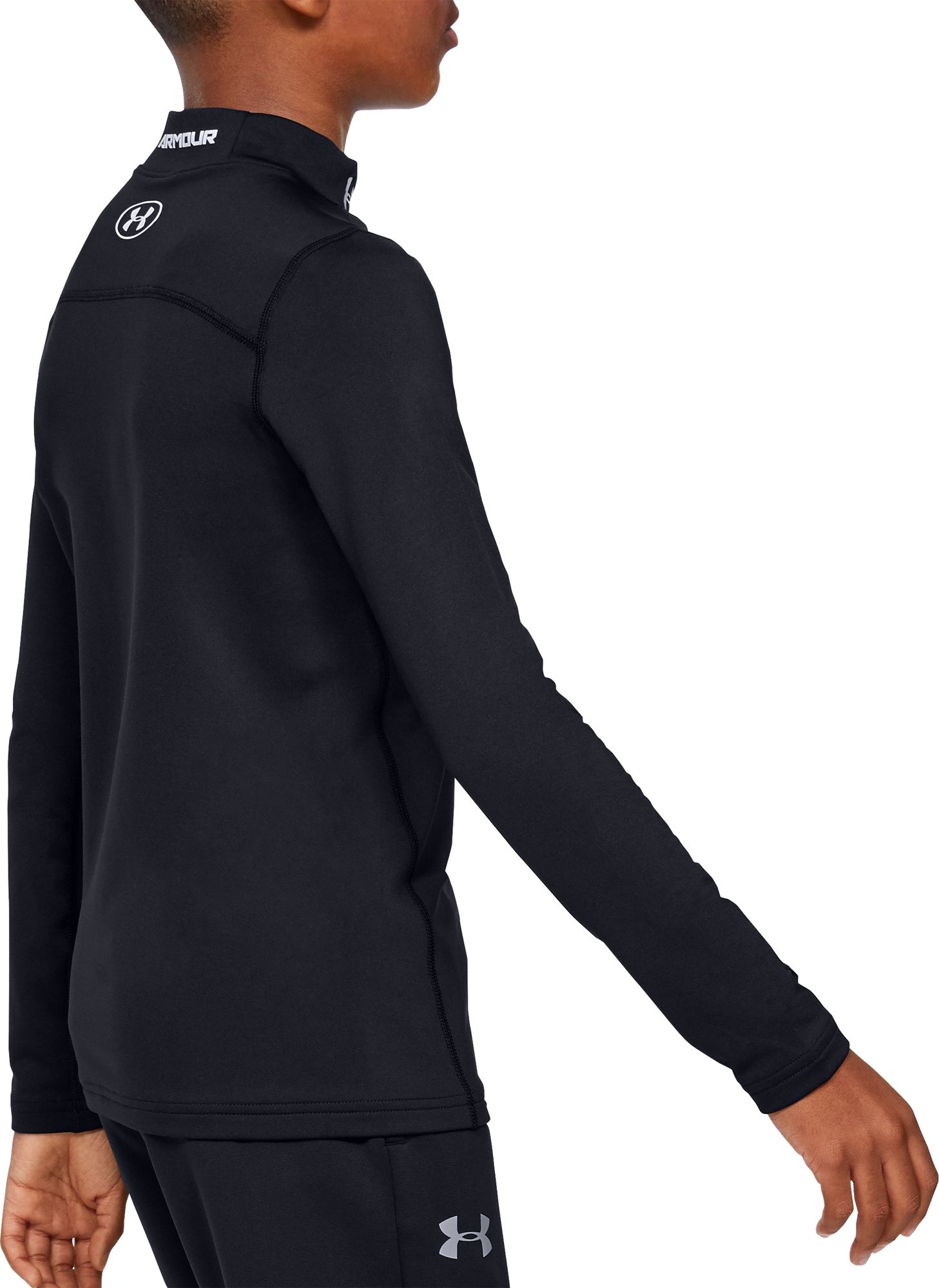 Under Armour Boys' ColdGear Mock Neck Long Sleeve Shirt product image