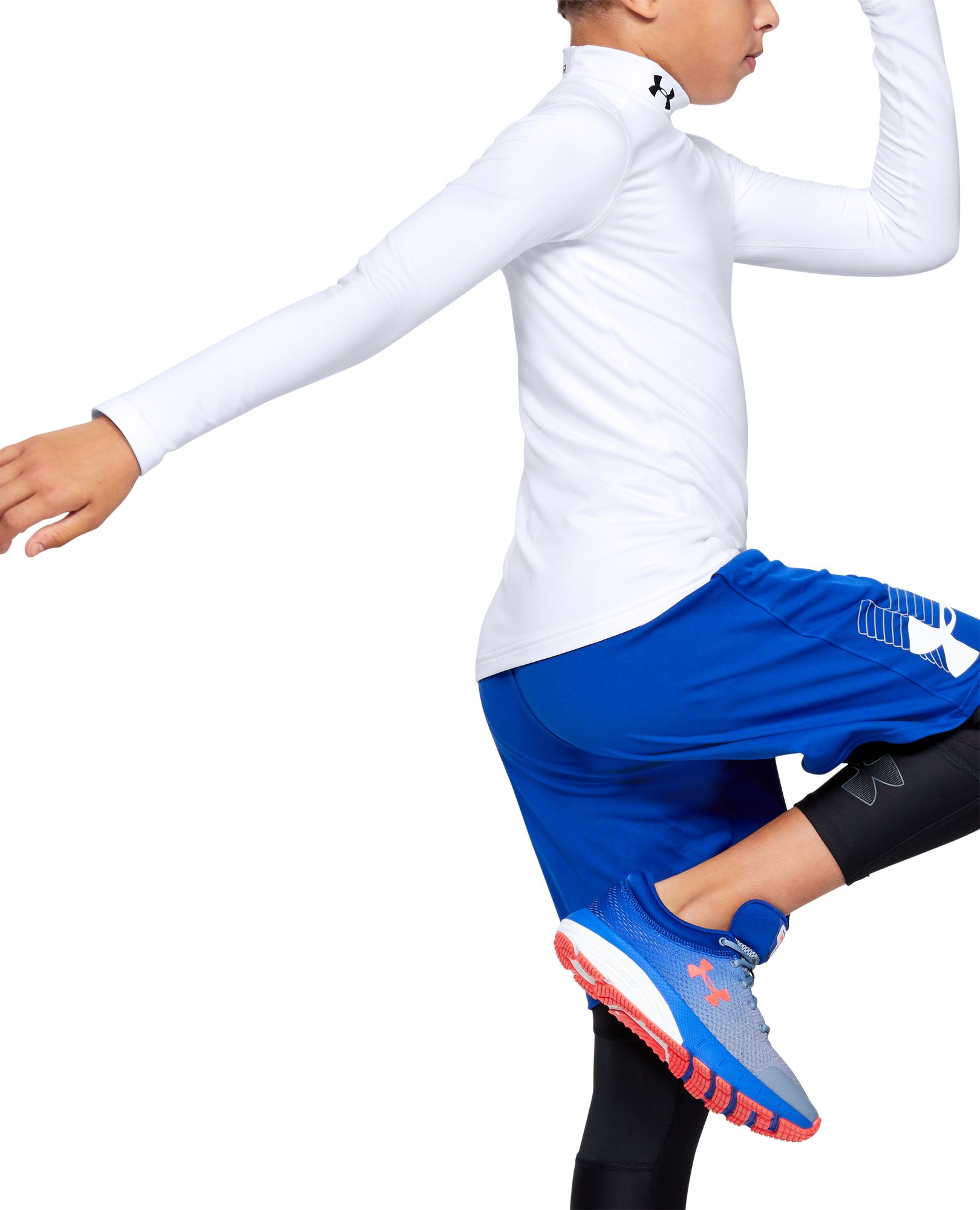 Under Armour Boys' ColdGear Mock Neck Long Sleeve Shirt product image