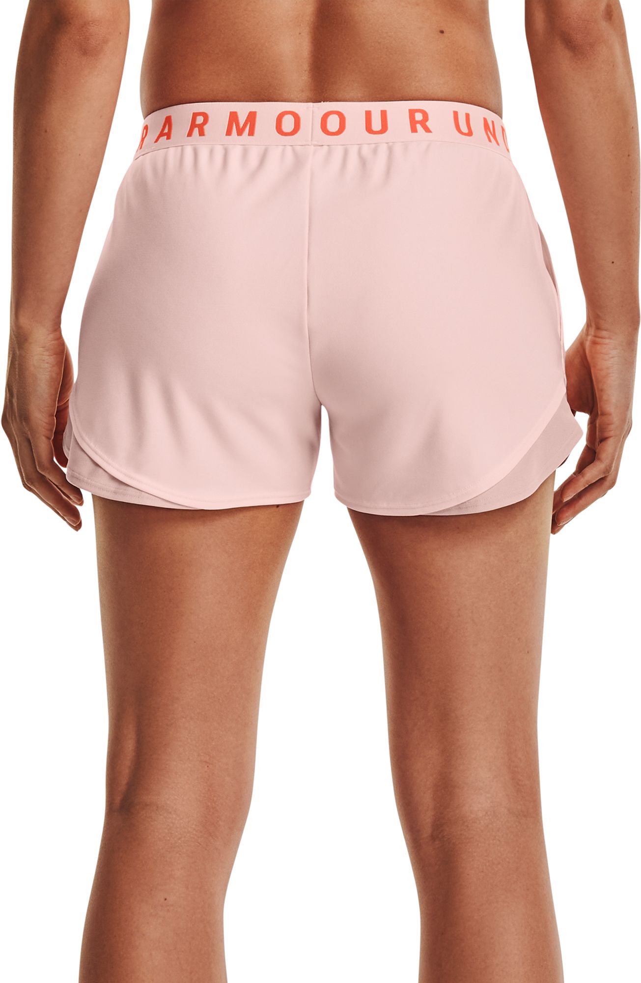 under armor women's play up 3.0 stripe shorts