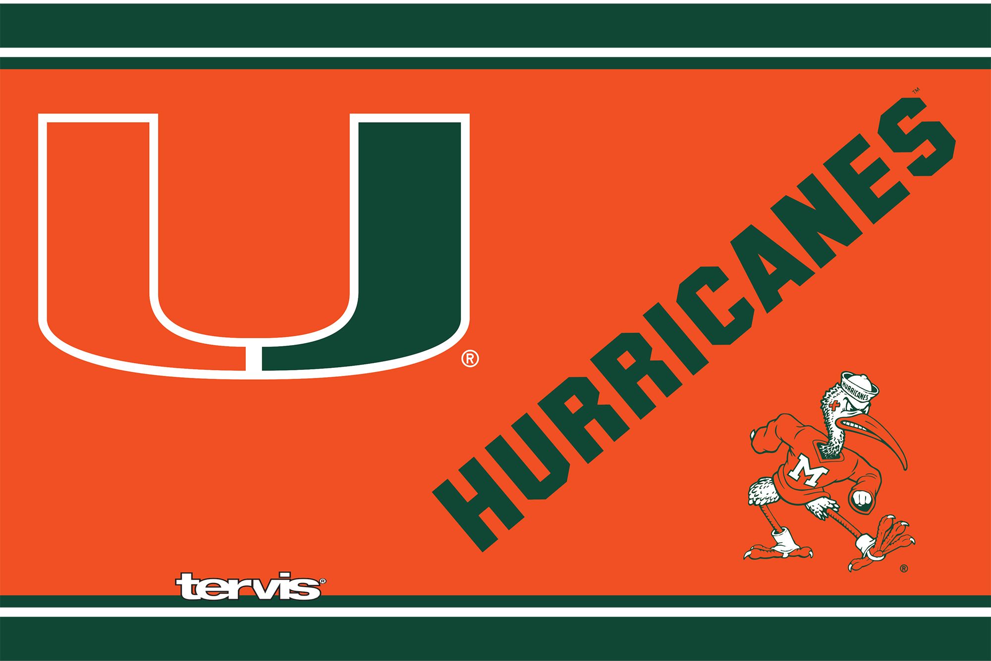 Tervis Miami Hurricanes Campus 30oz. Stainless Steel Tumbler product image