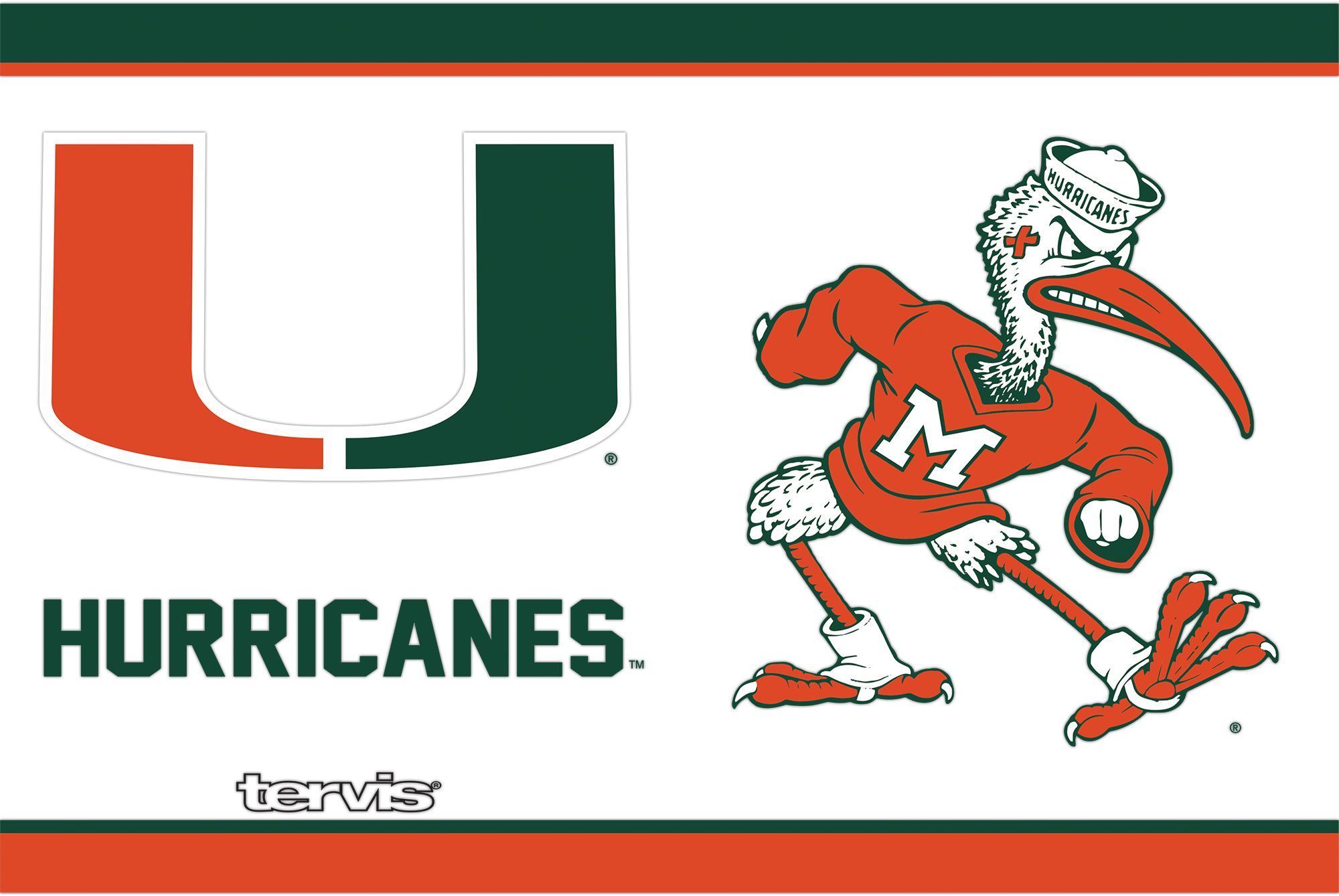 Tervis Miami Hurricanes 30oz. Stainless Steel Tumbler product image