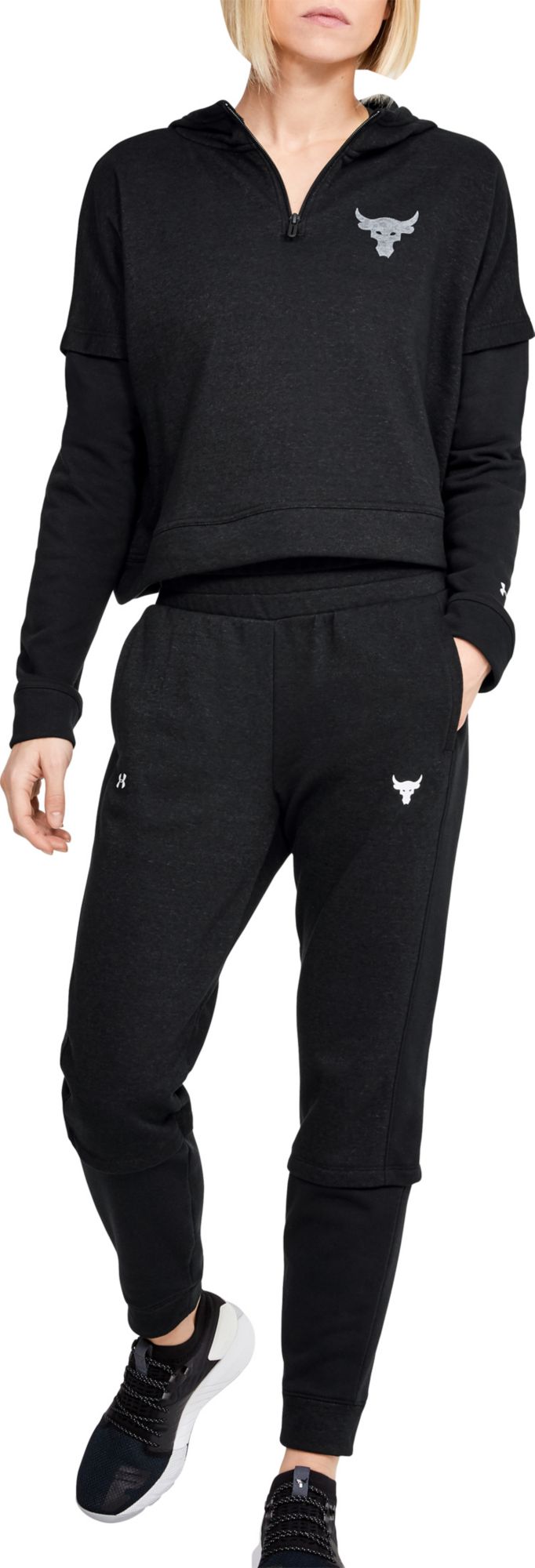 tepláky under armour project rock terry jogger