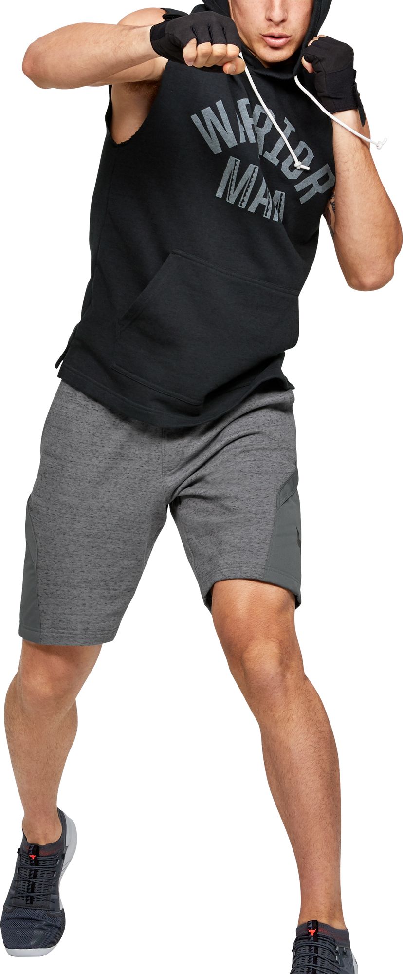 under armour sleeveless hoodie the rock