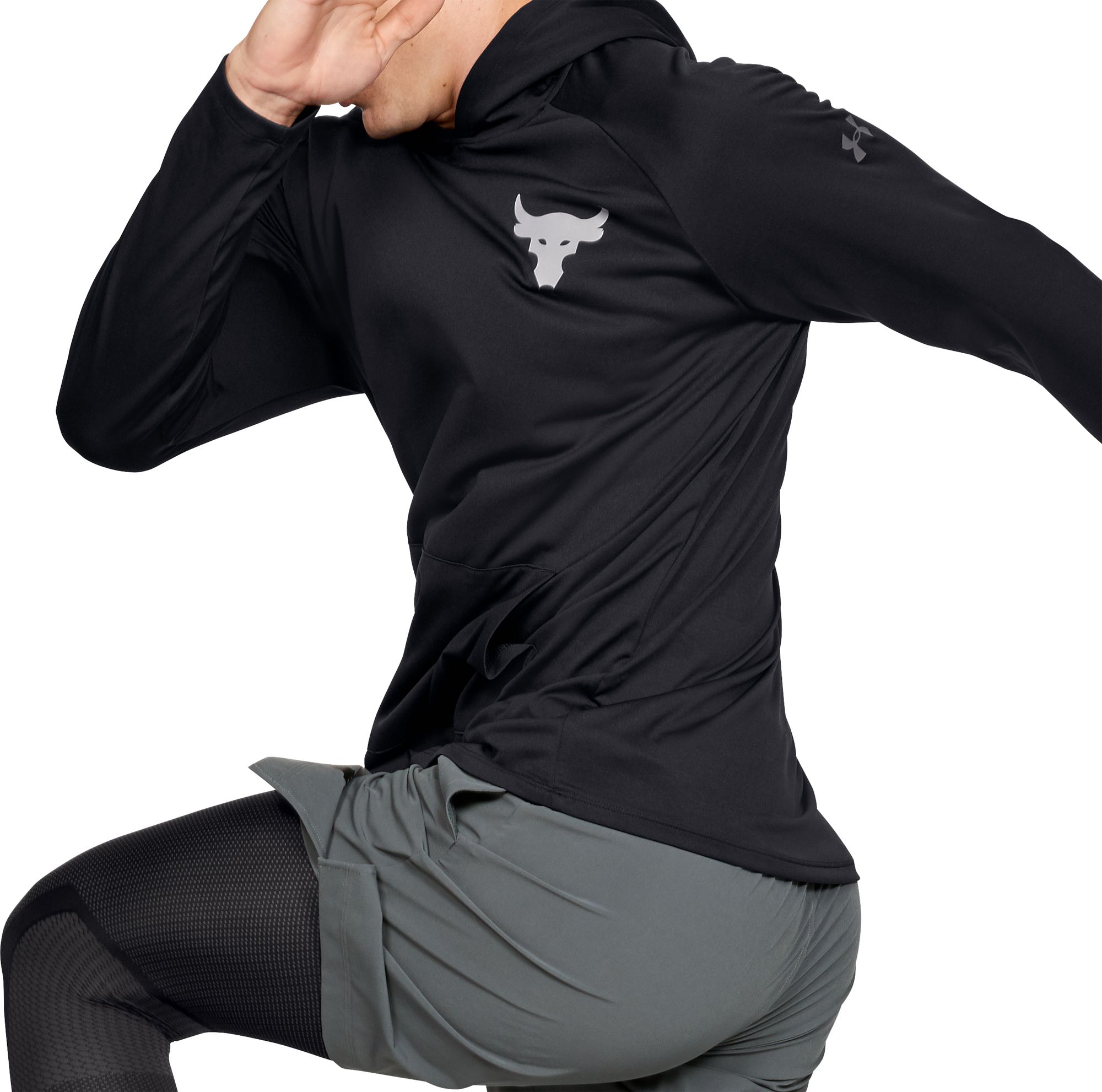 Under Armour Men's Project Rock Tech Hooded Long Sleeve Shirt 2.0 product image