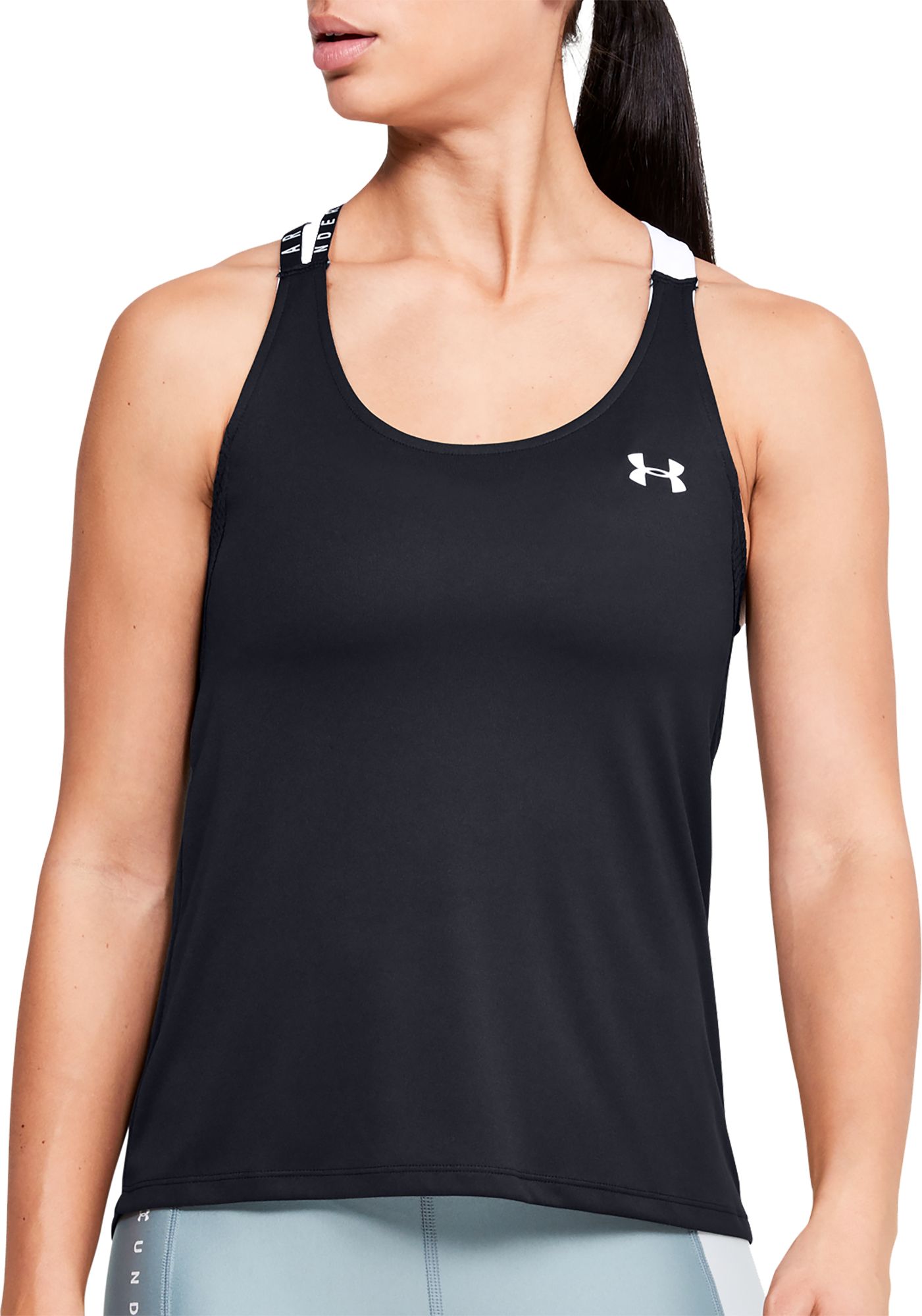under armour wordmark tank top
