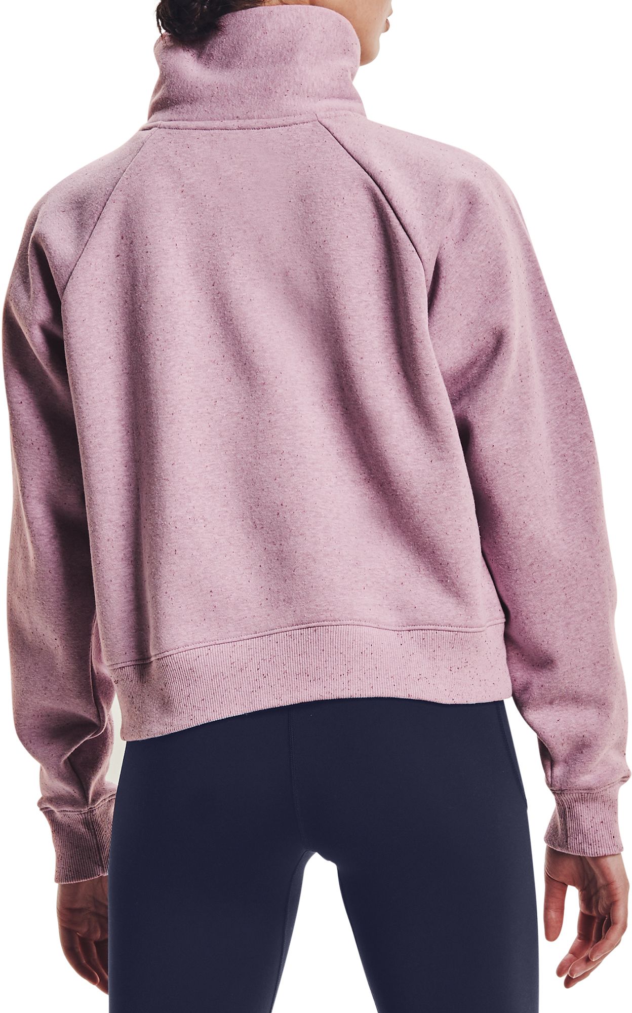 Under Armour Women's Rival Fleece Wrap Neck Pullover Sweatshirt product image