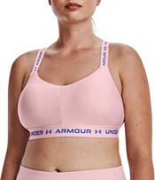 Under Armour Armour Crossback Low Impact Sports Bra Neptune/Lime