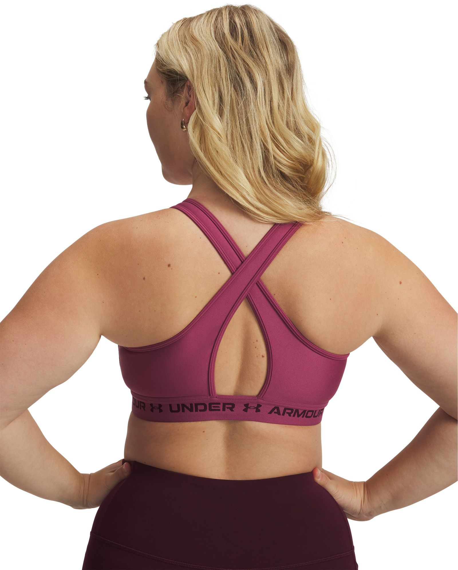 Under Armour Women's Mid Crossback Sports Bra product image