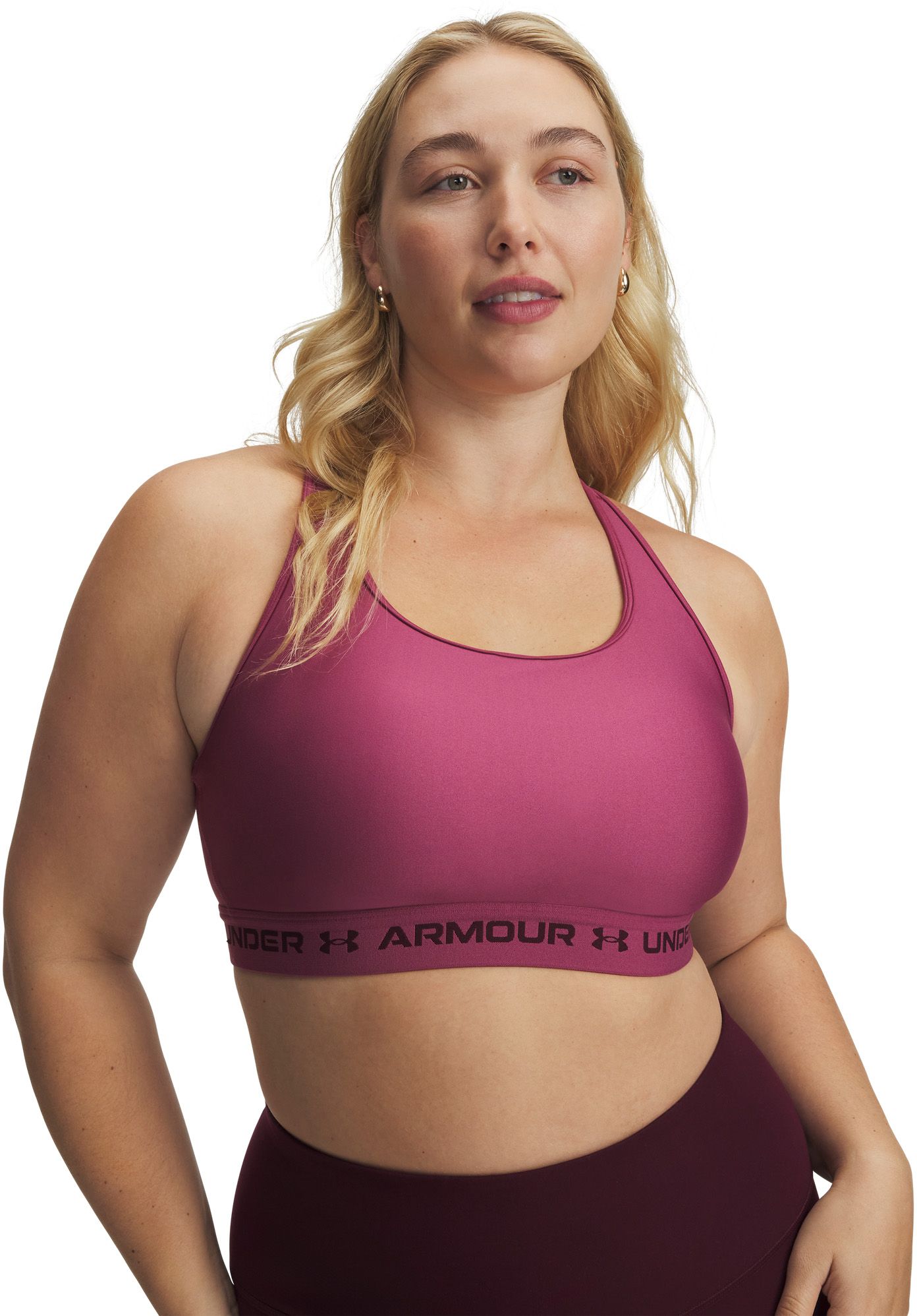 Under Armour Women's Mid Crossback Sports Bra product image