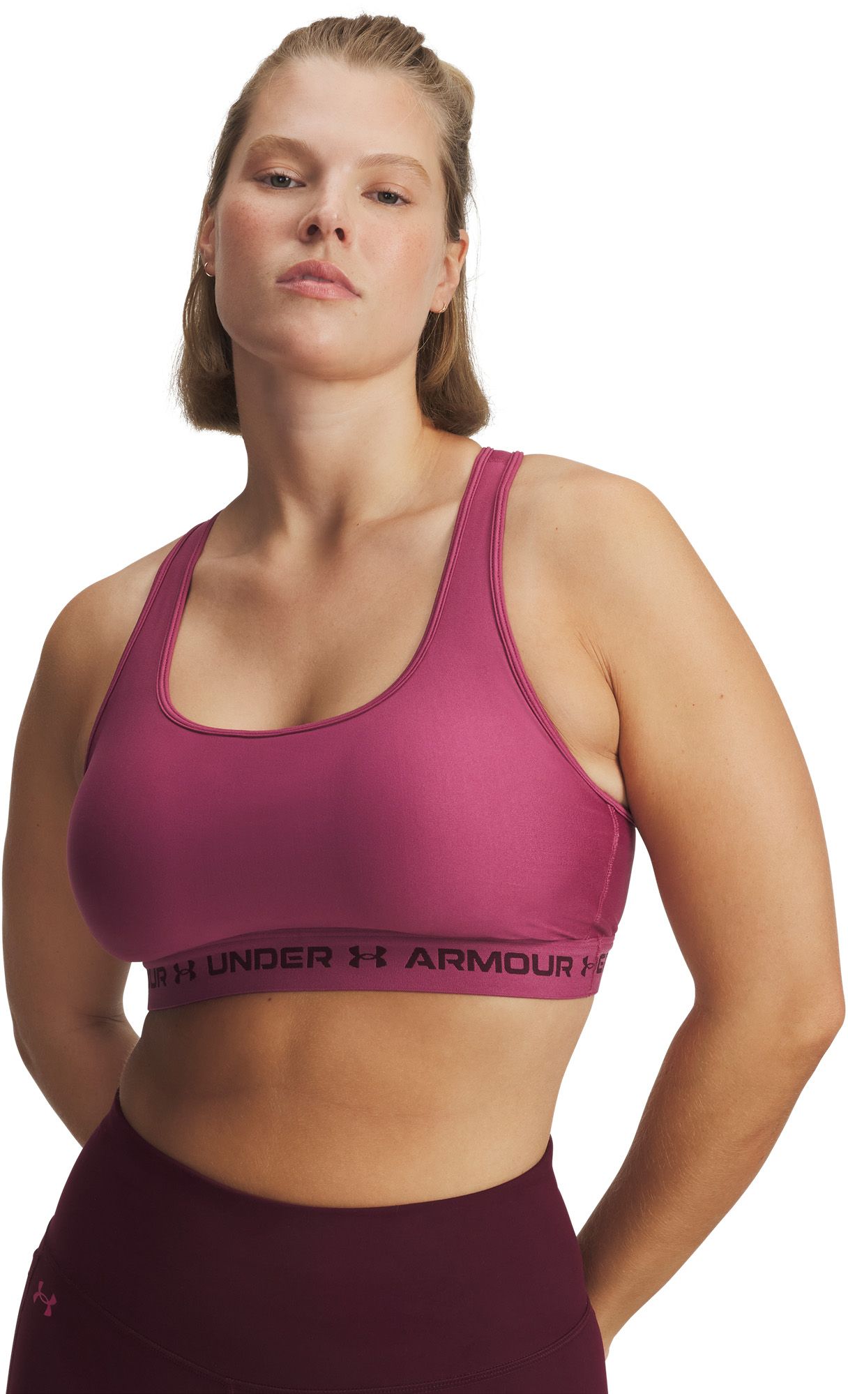 Under Armour Women's Mid Crossback Sports Bra product image