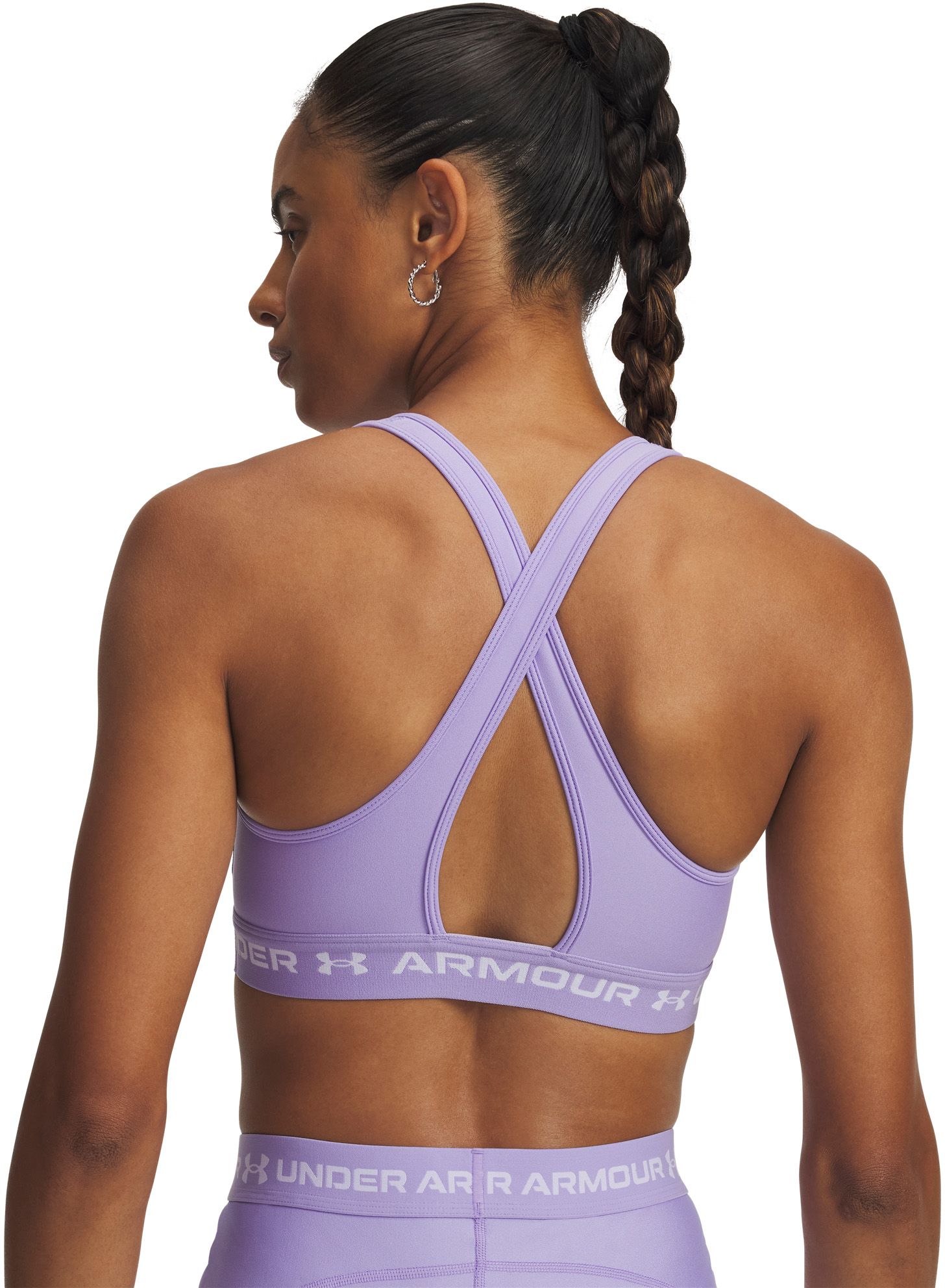 Under Armour Women's Mid Crossback Sports Bra product image