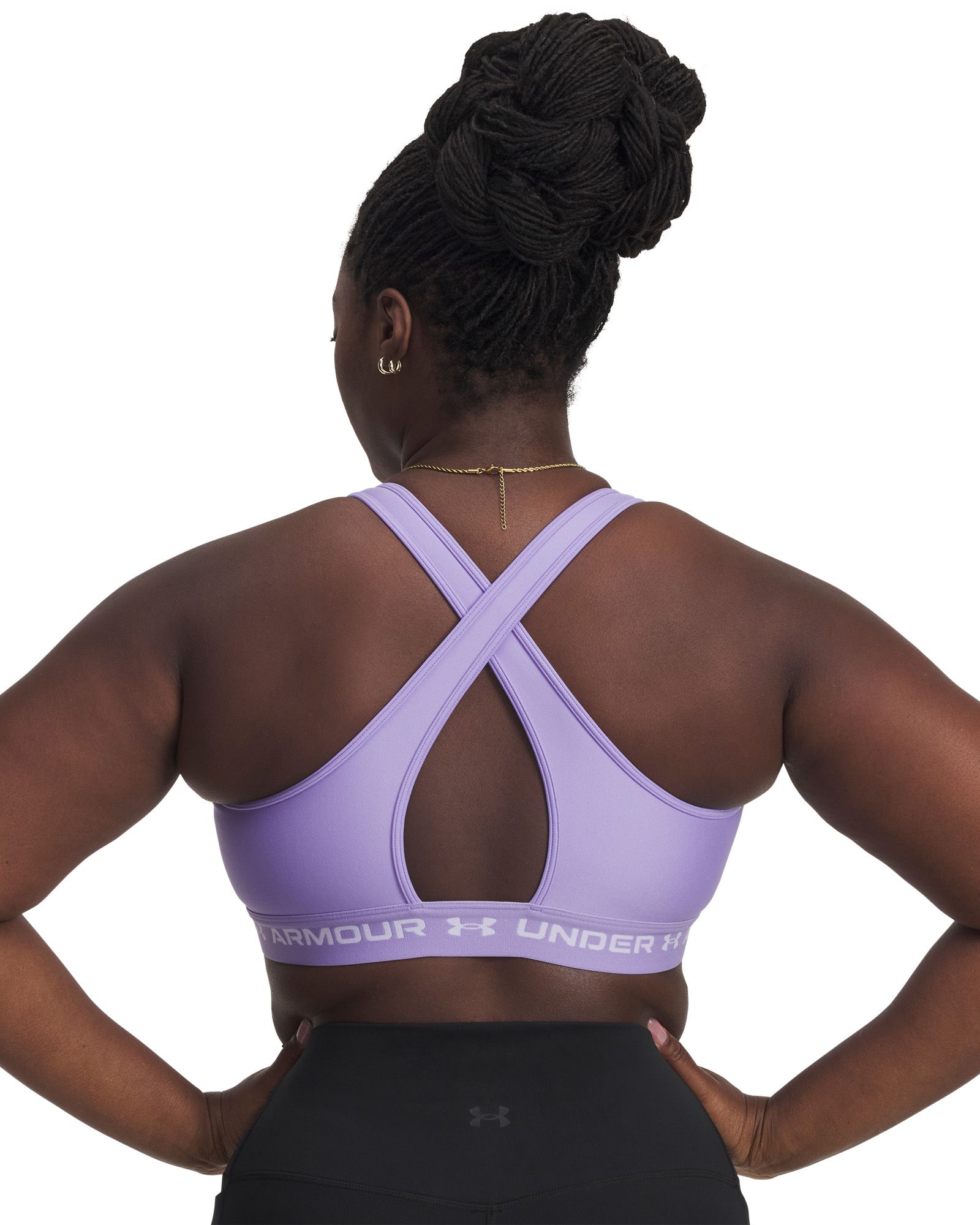 Under Armour Women's Mid Crossback Sports Bra product image