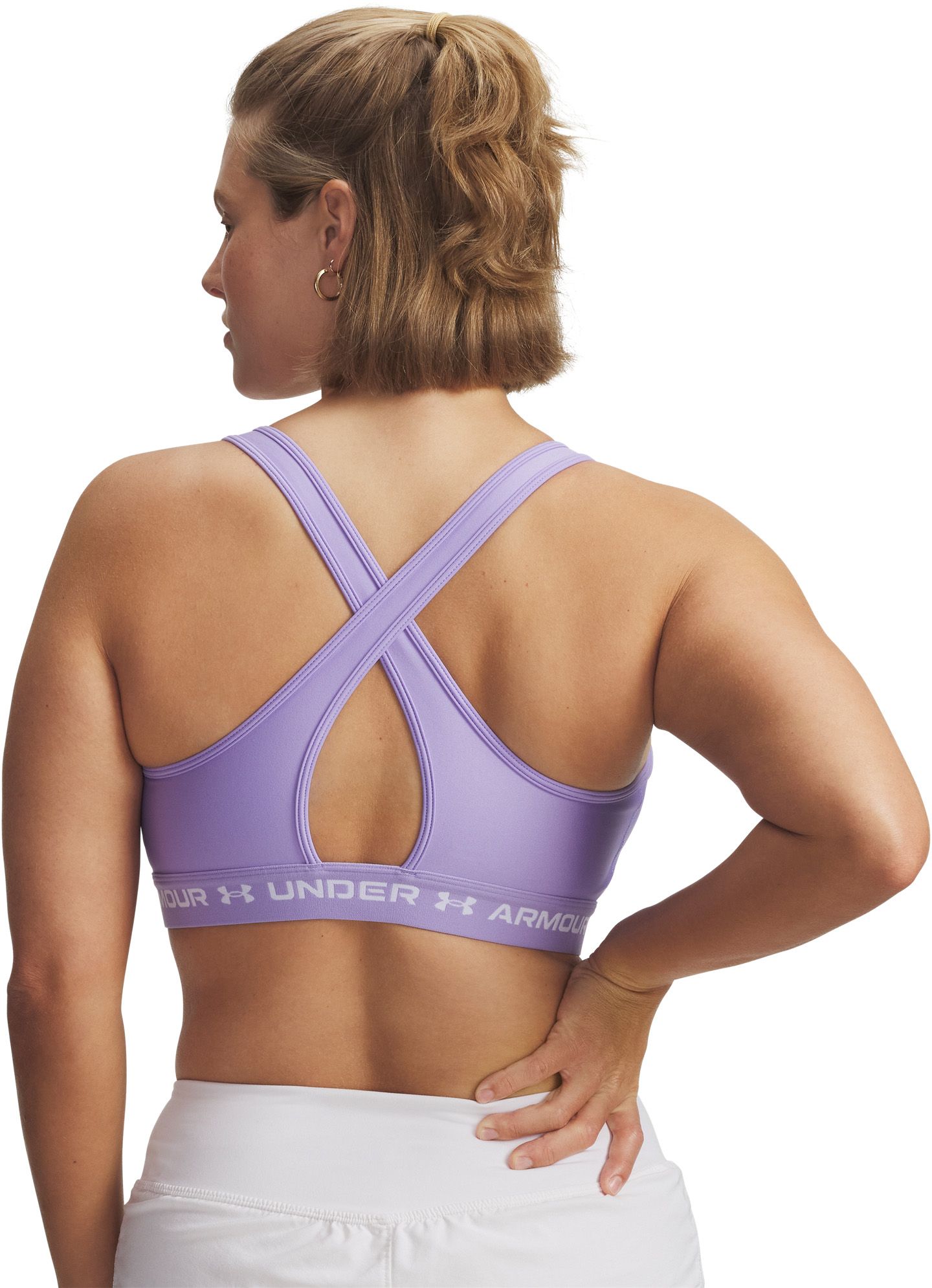 Under Armour Women's Mid Crossback Sports Bra product image