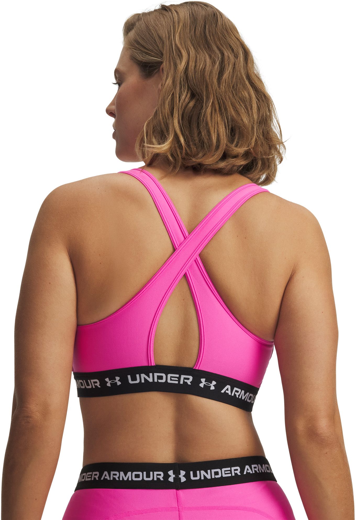 Under Armour Women's Mid Crossback Sports Bra product image