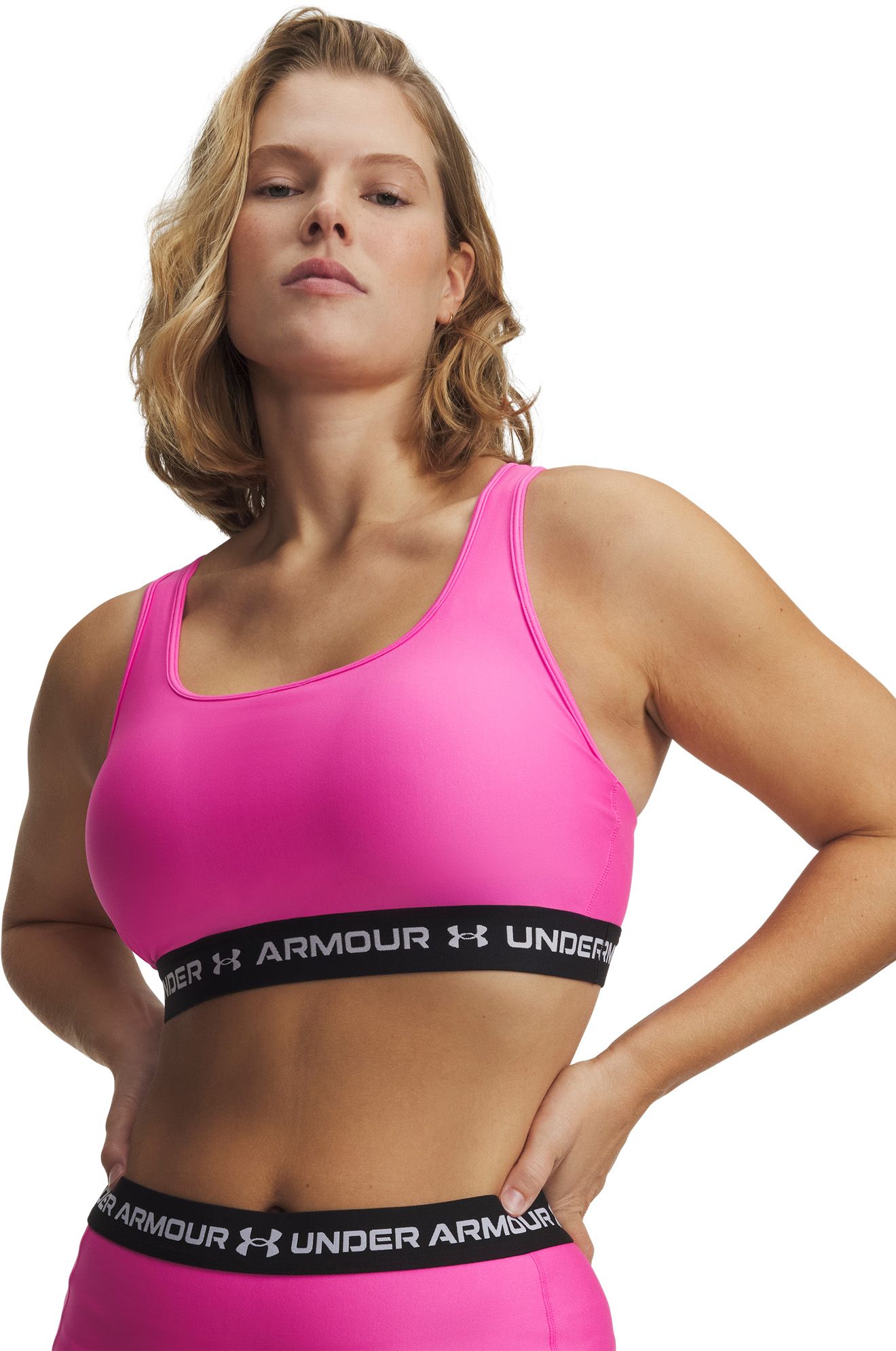Under Armour Women's Mid Crossback Sports Bra product image