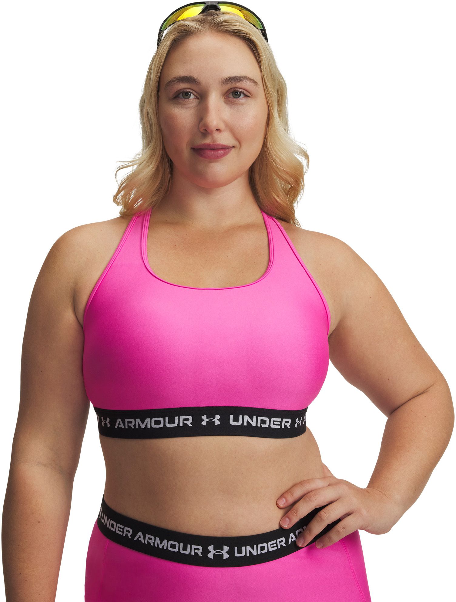 Under Armour Women's Mid Crossback Sports Bra product image