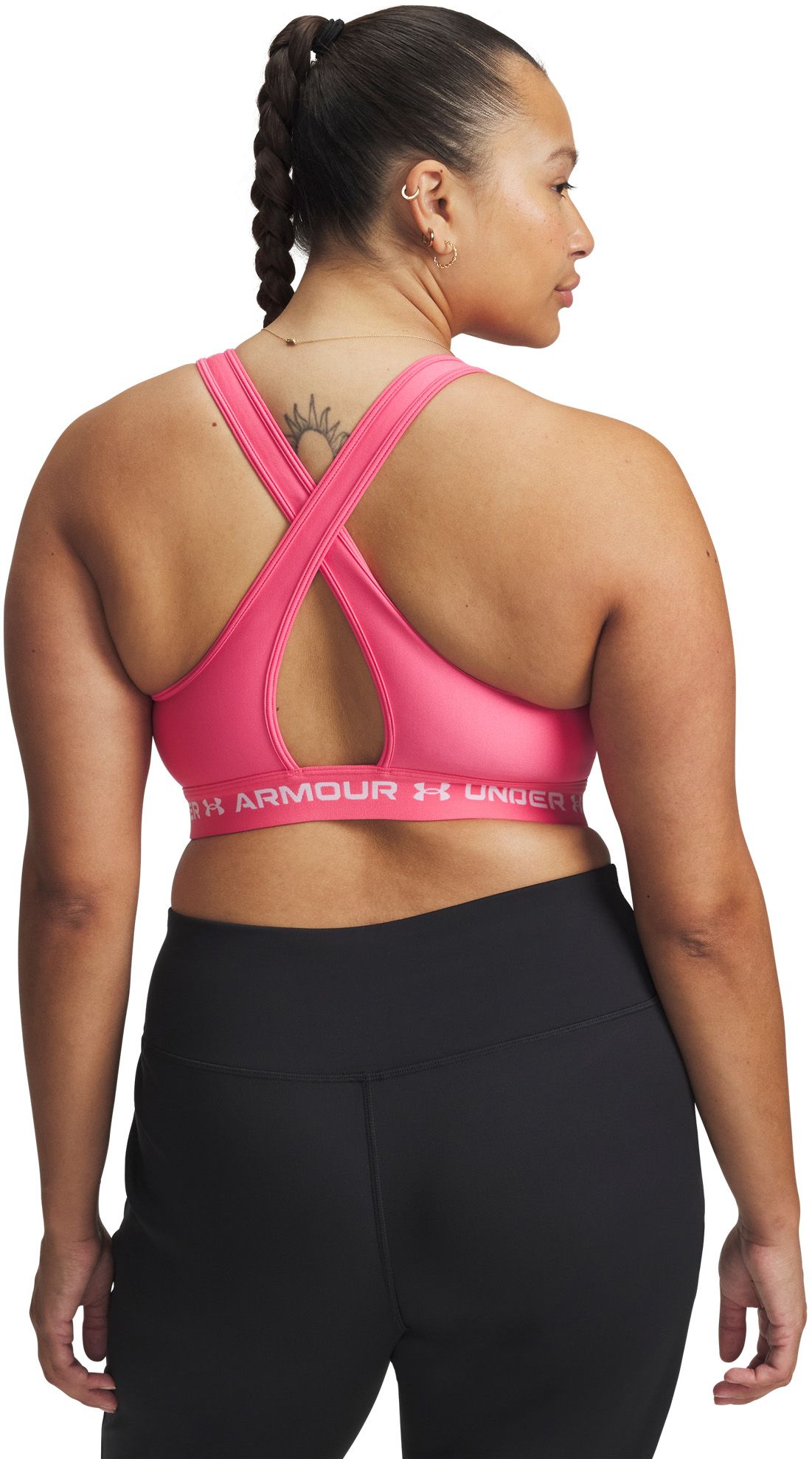 Under Armour Women's Mid Crossback Sports Bra product image