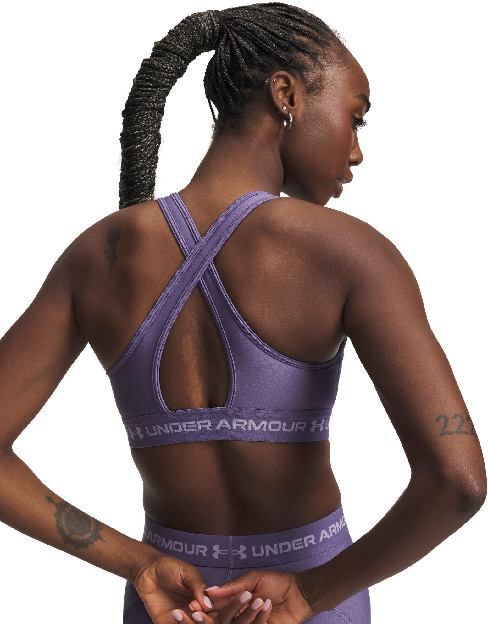Under Armour Women's Mid Crossback Sports Bra product image