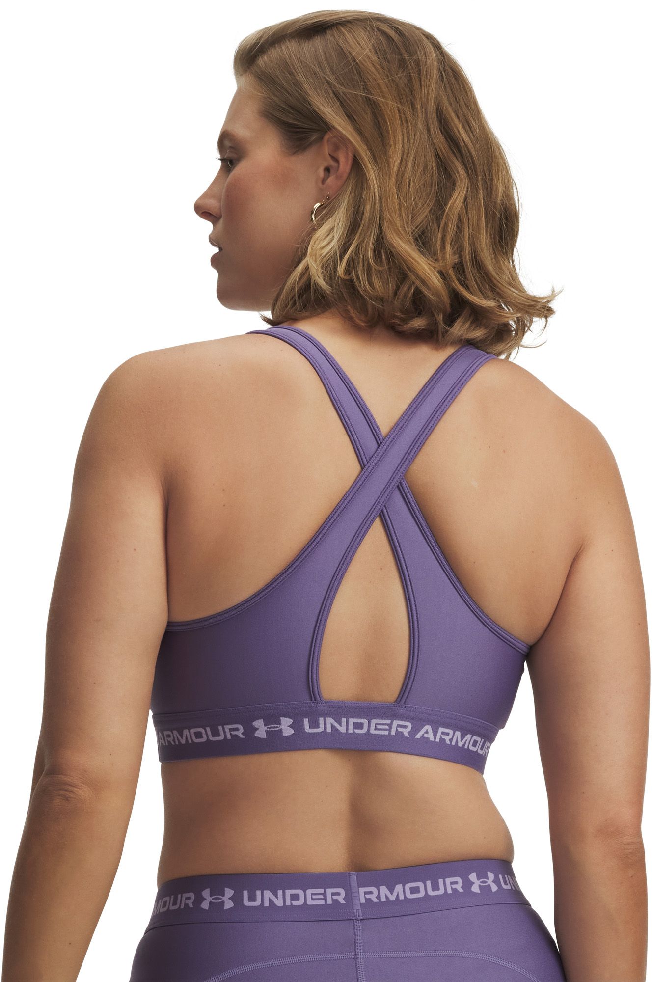 Under Armour Women's Mid Crossback Sports Bra product image