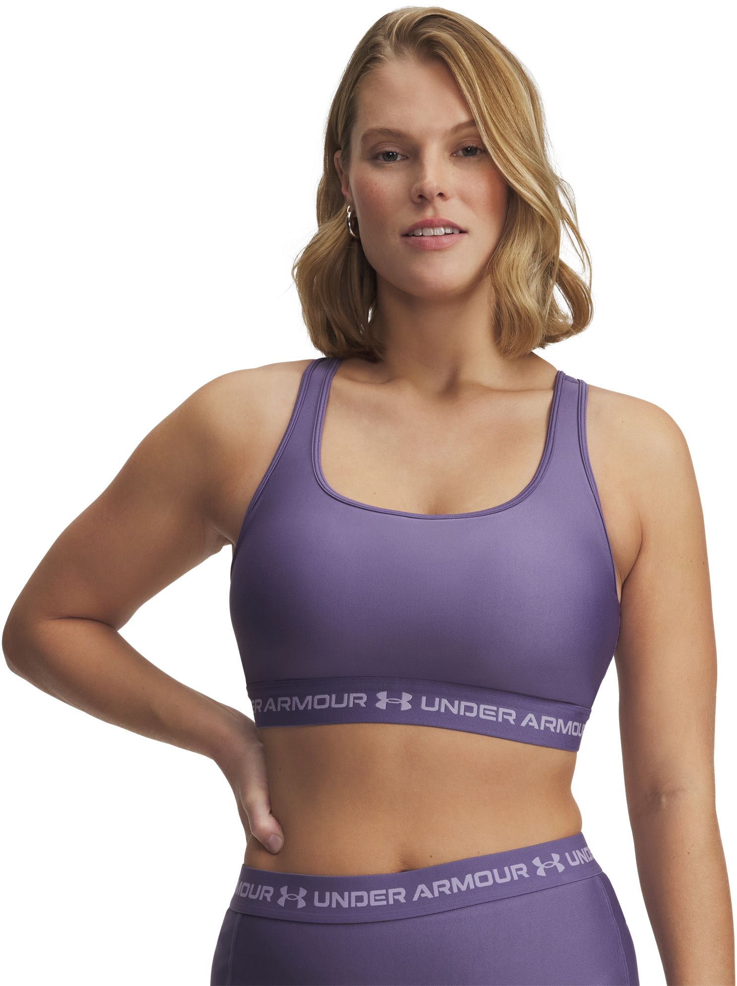 Under Armour Women's Mid Crossback Sports Bra product image