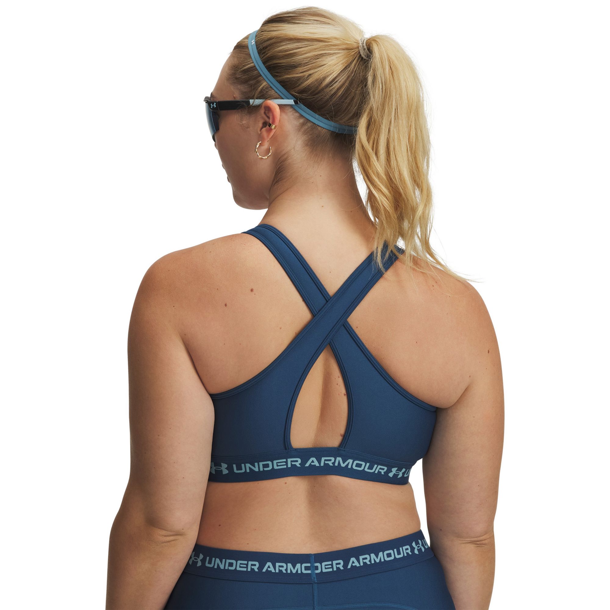 Under Armour Women's Mid Crossback Sports Bra product image