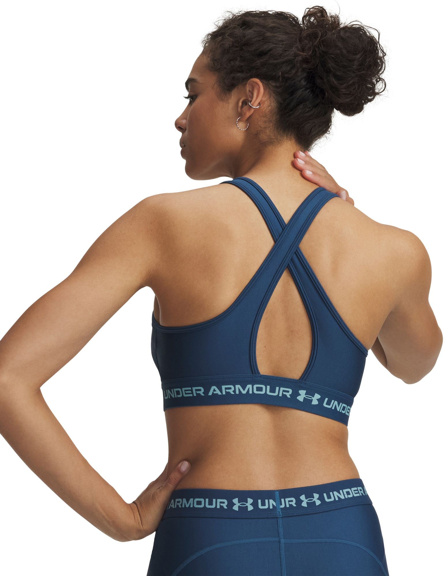Under Armour Women's Mid Crossback Sports Bra product image