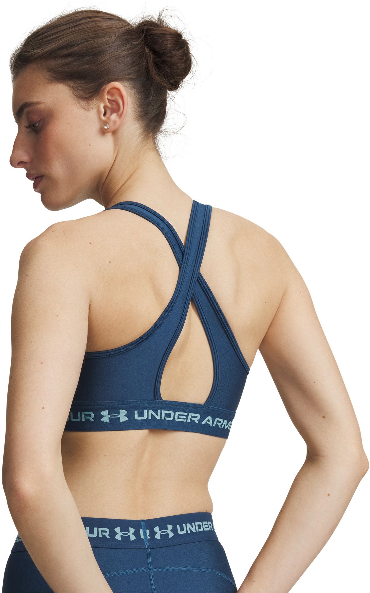 Under Armour Women's Mid Crossback Sports Bra product image