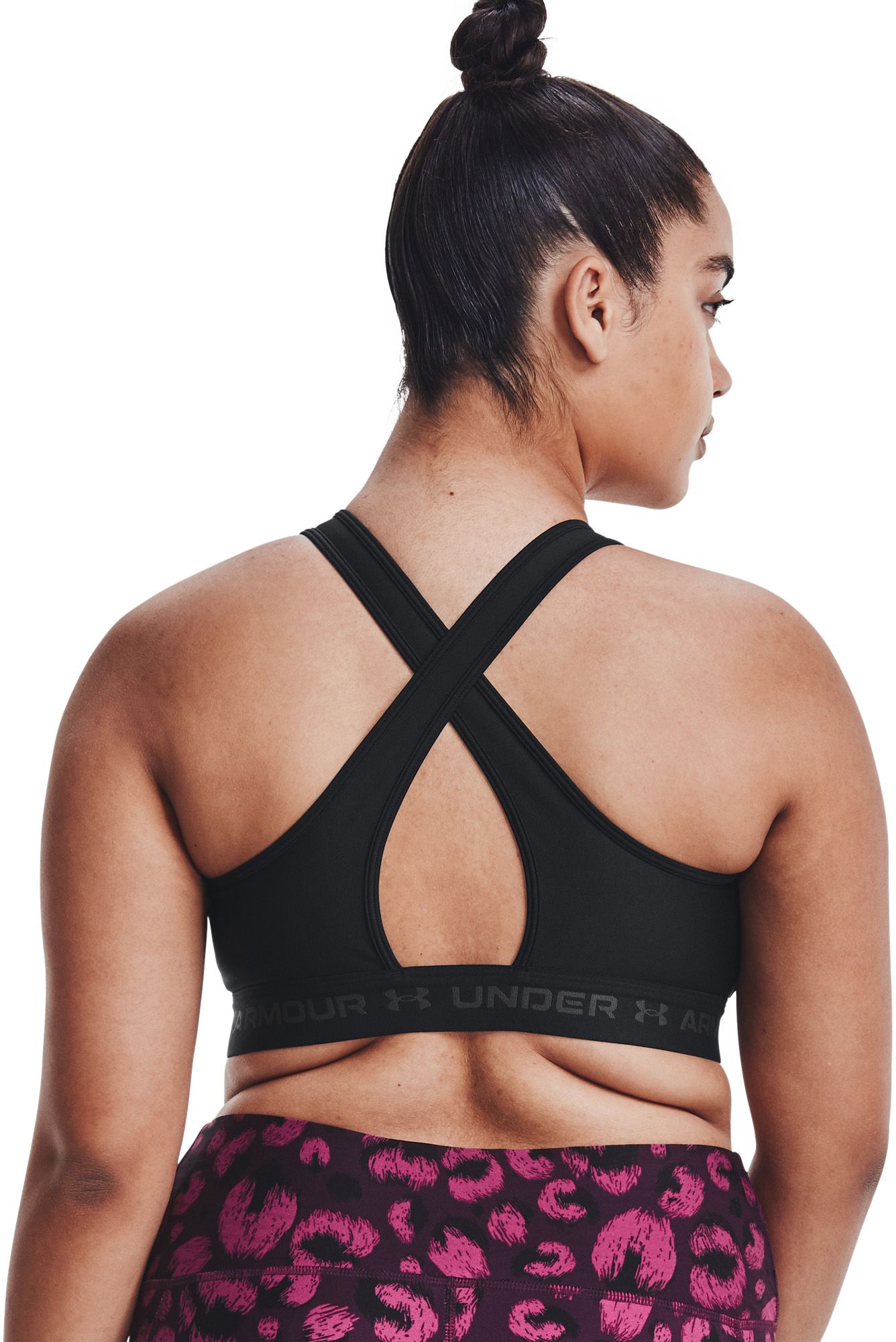 Under Armour Women's Mid Crossback Sports Bra product image