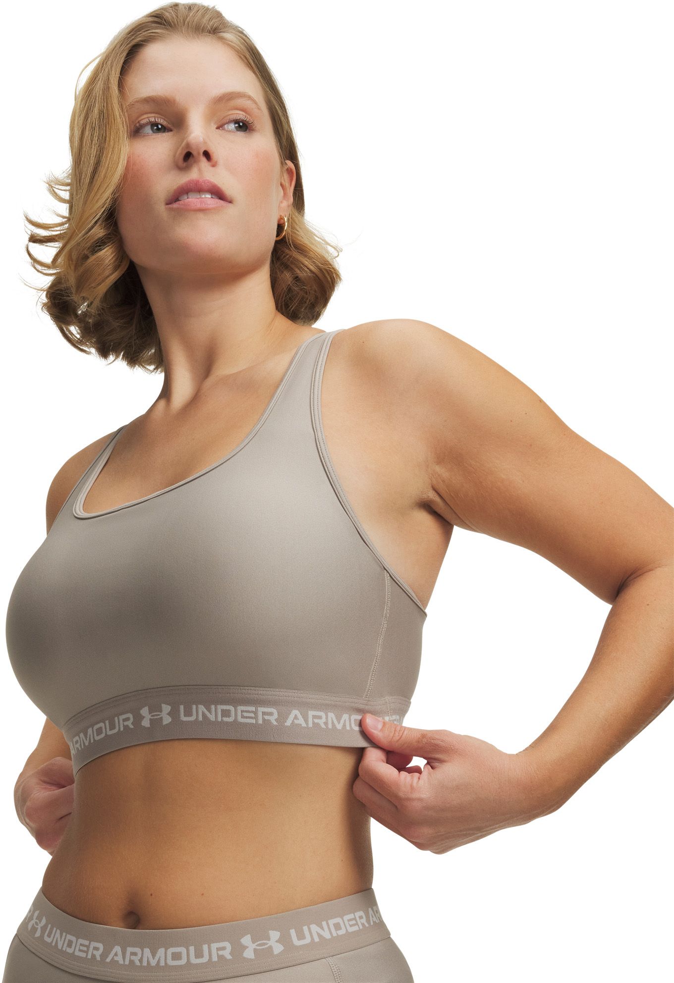 Under Armour Women's Mid Crossback Sports Bra product image