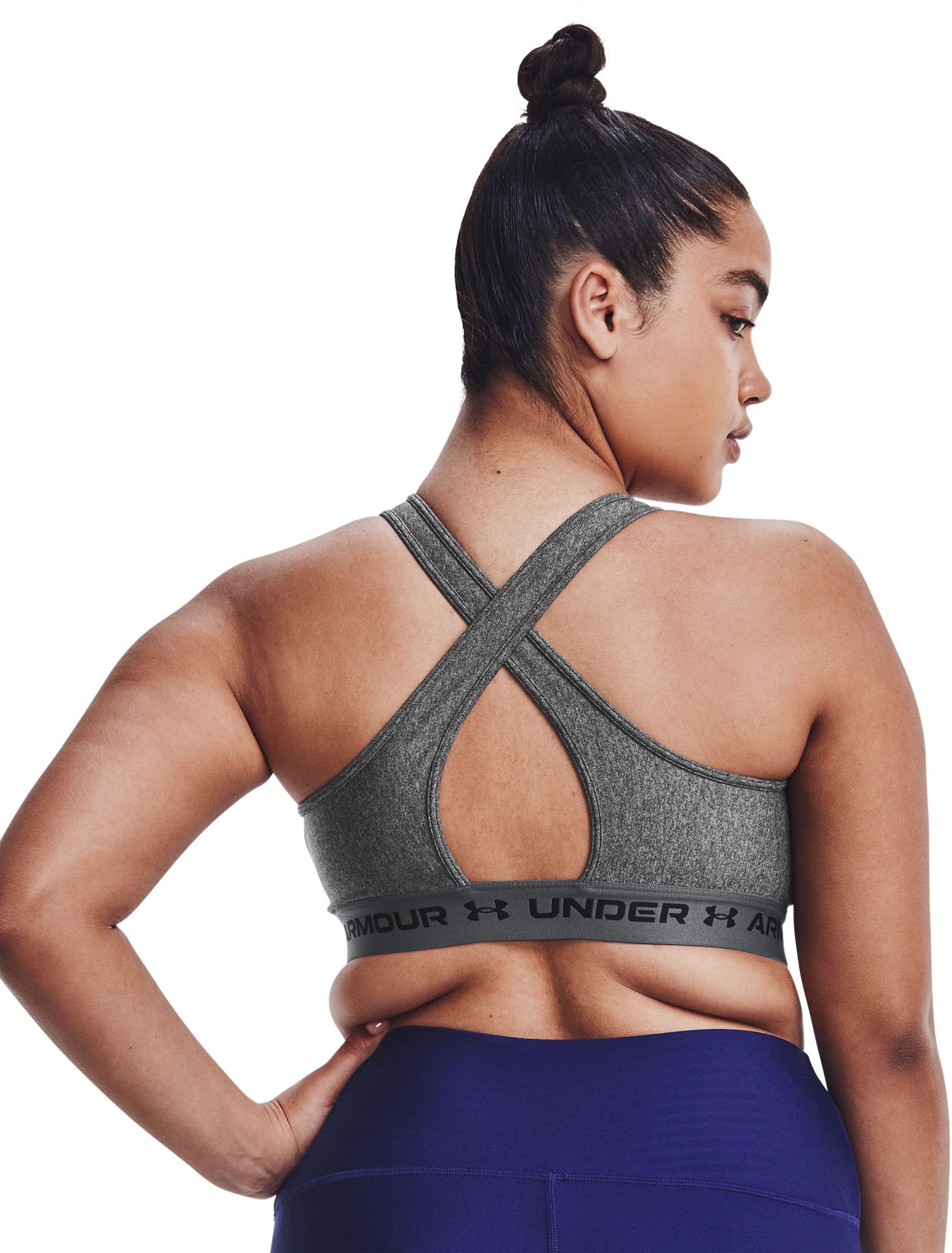 Under Armour Women's Mid Crossback Sports Bra product image