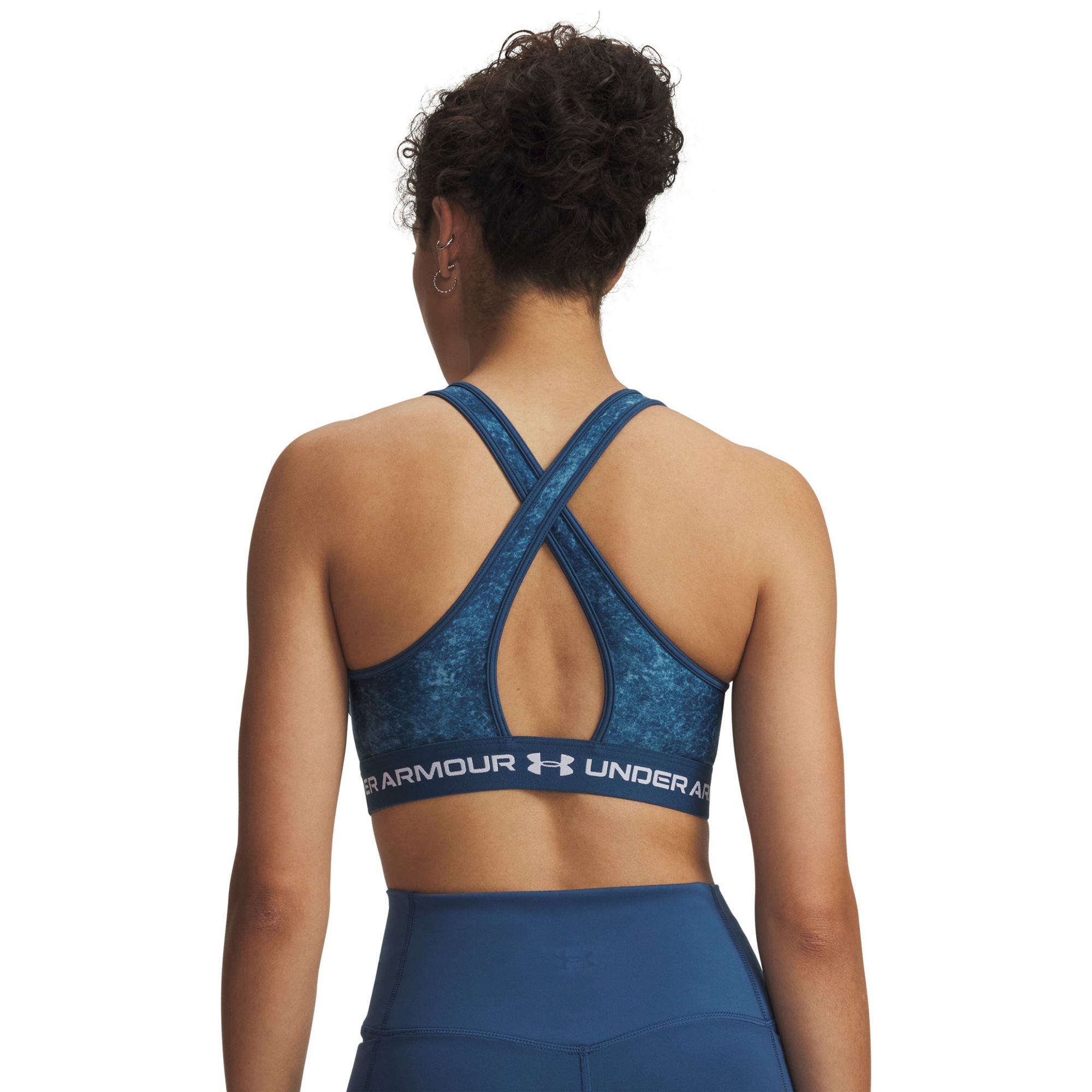 Under Armour Women's Printed Mid Crossback Sports Bra product image