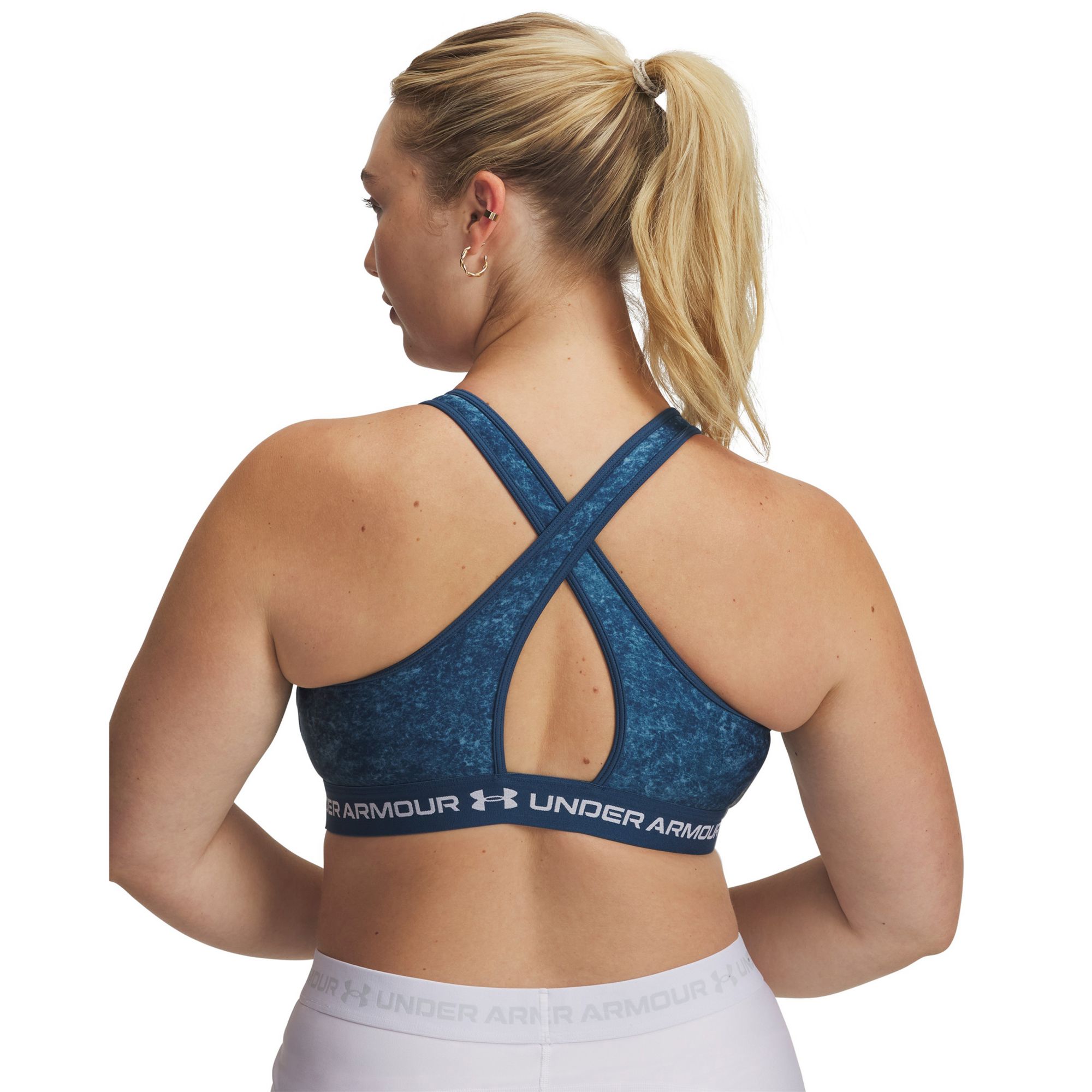 Under Armour Women's Printed Mid Crossback Sports Bra product image