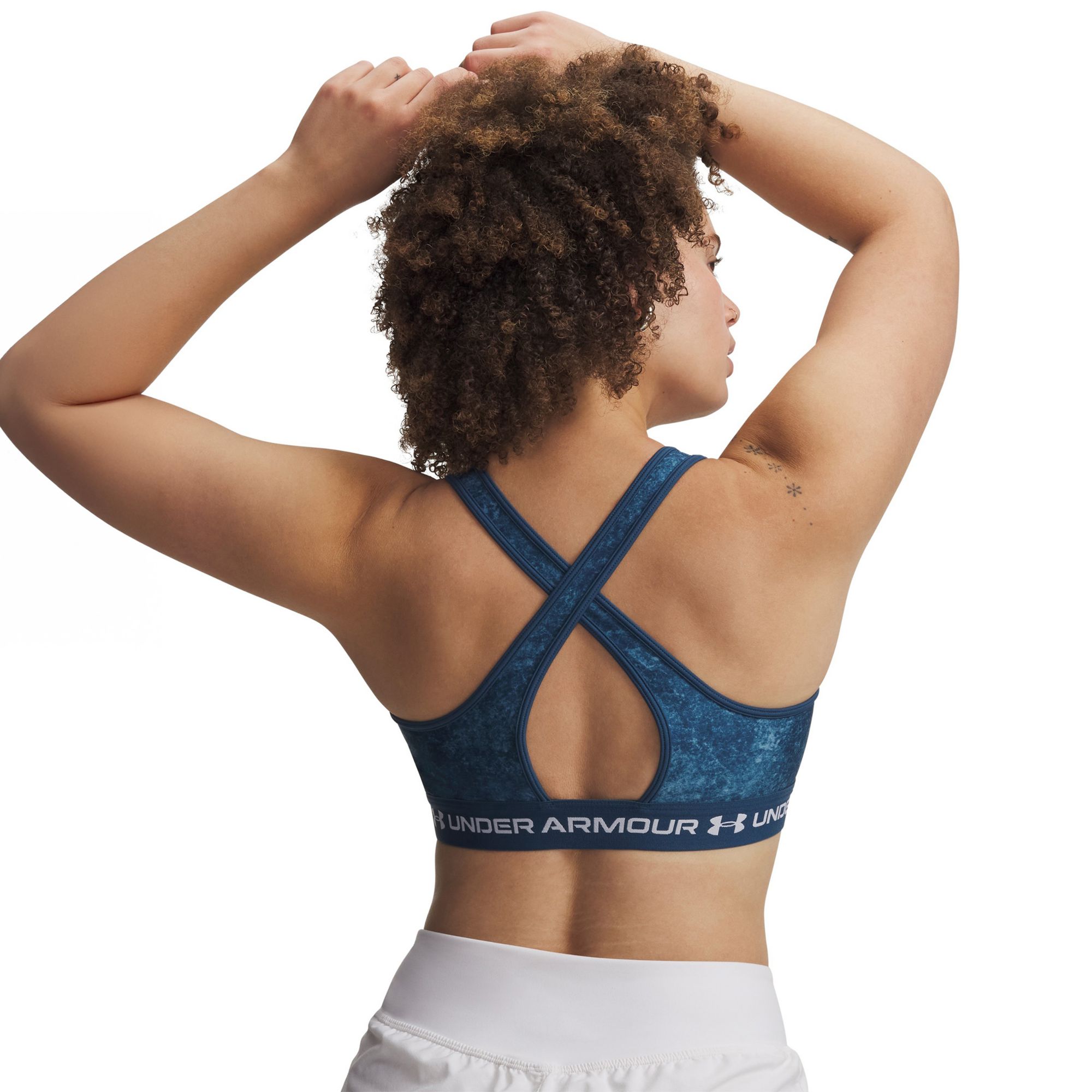 Under Armour Women's Printed Mid Crossback Sports Bra product image