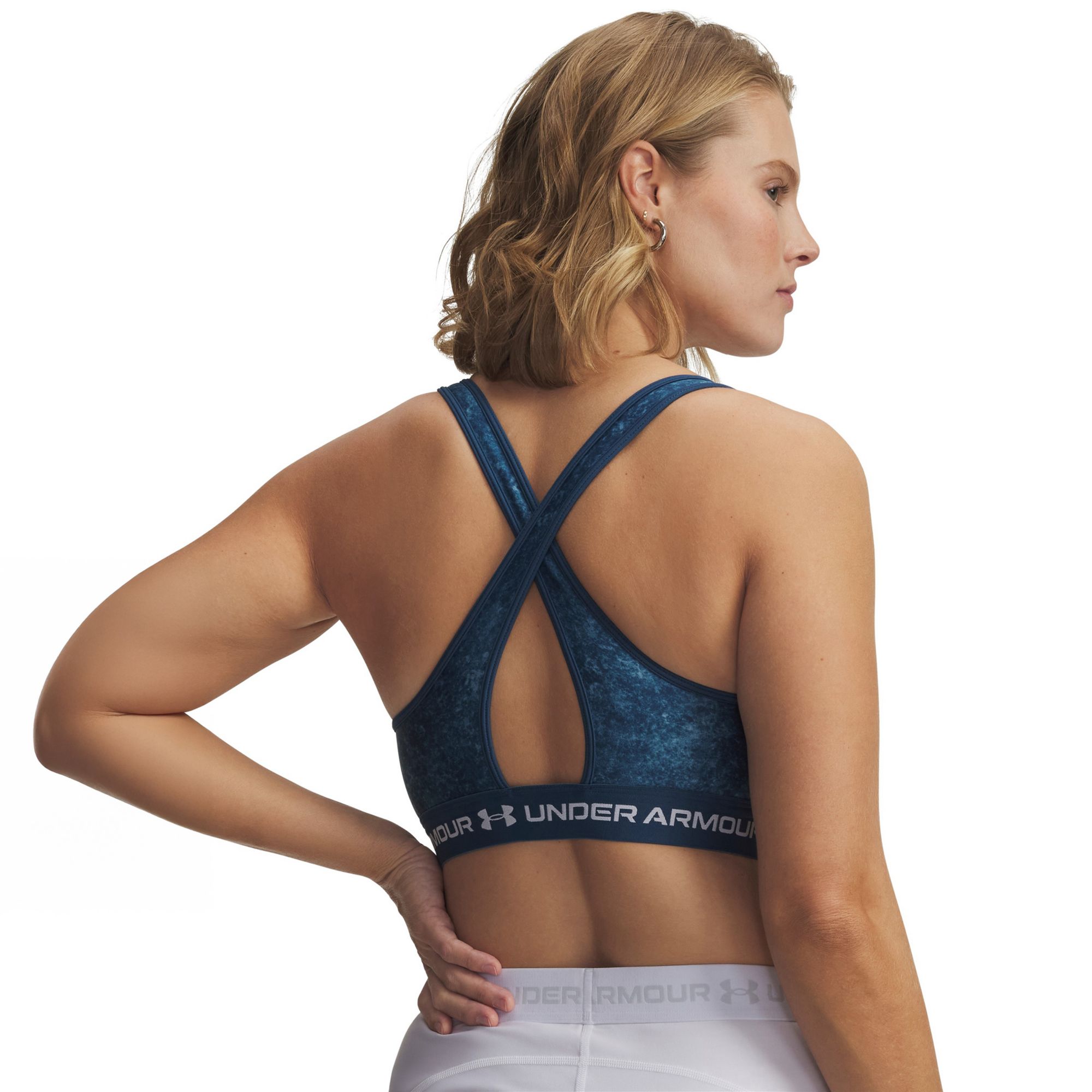 Under Armour Women's Printed Mid Crossback Sports Bra product image