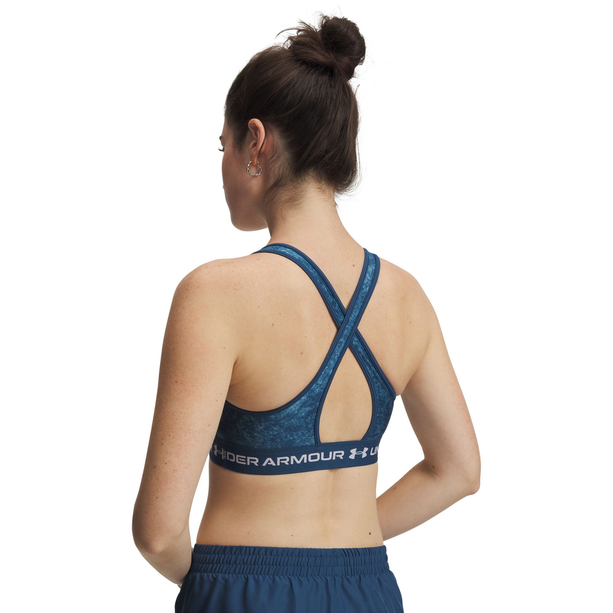 Under Armour Women's Printed Mid Crossback Sports Bra product image