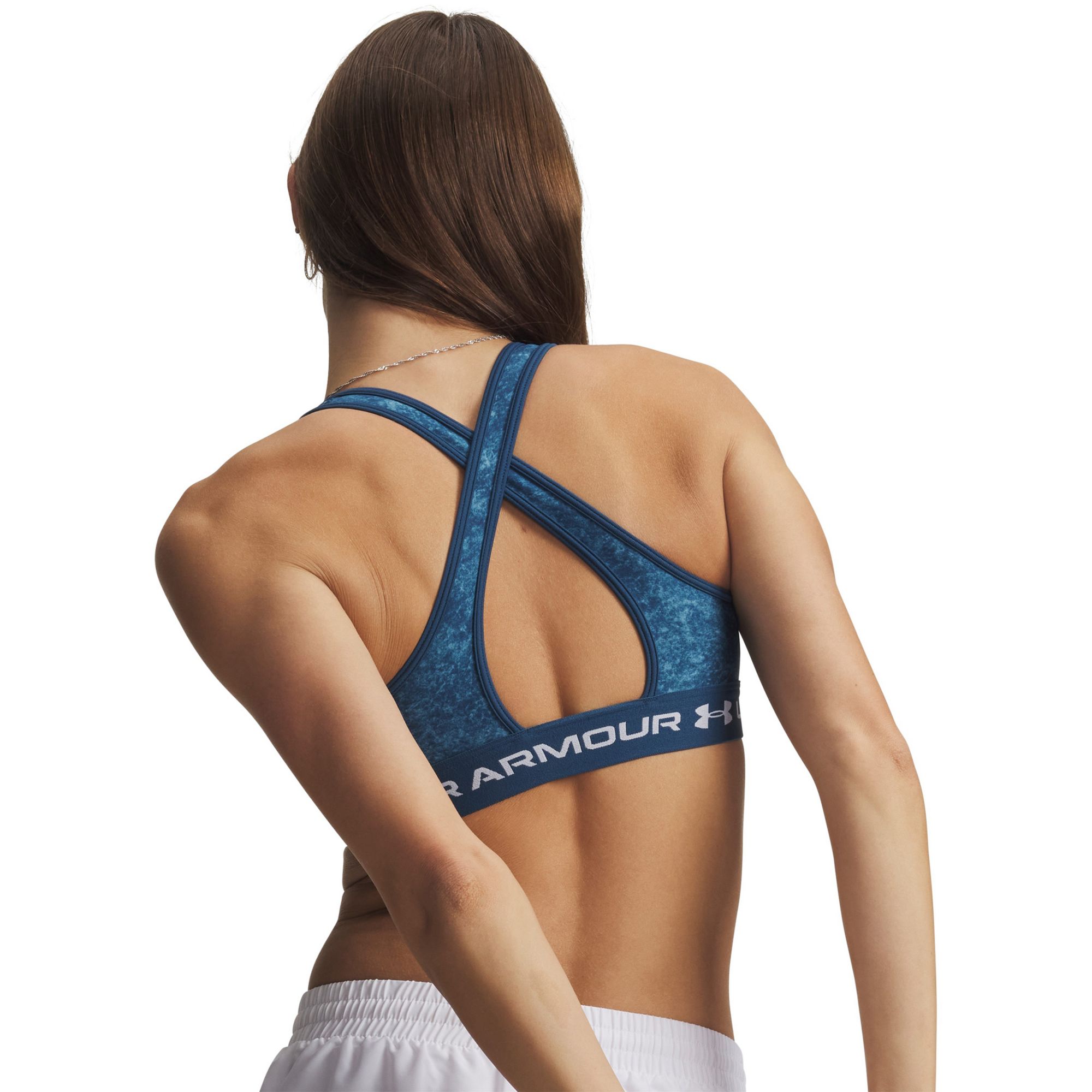 Under Armour Women's Printed Mid Crossback Sports Bra product image