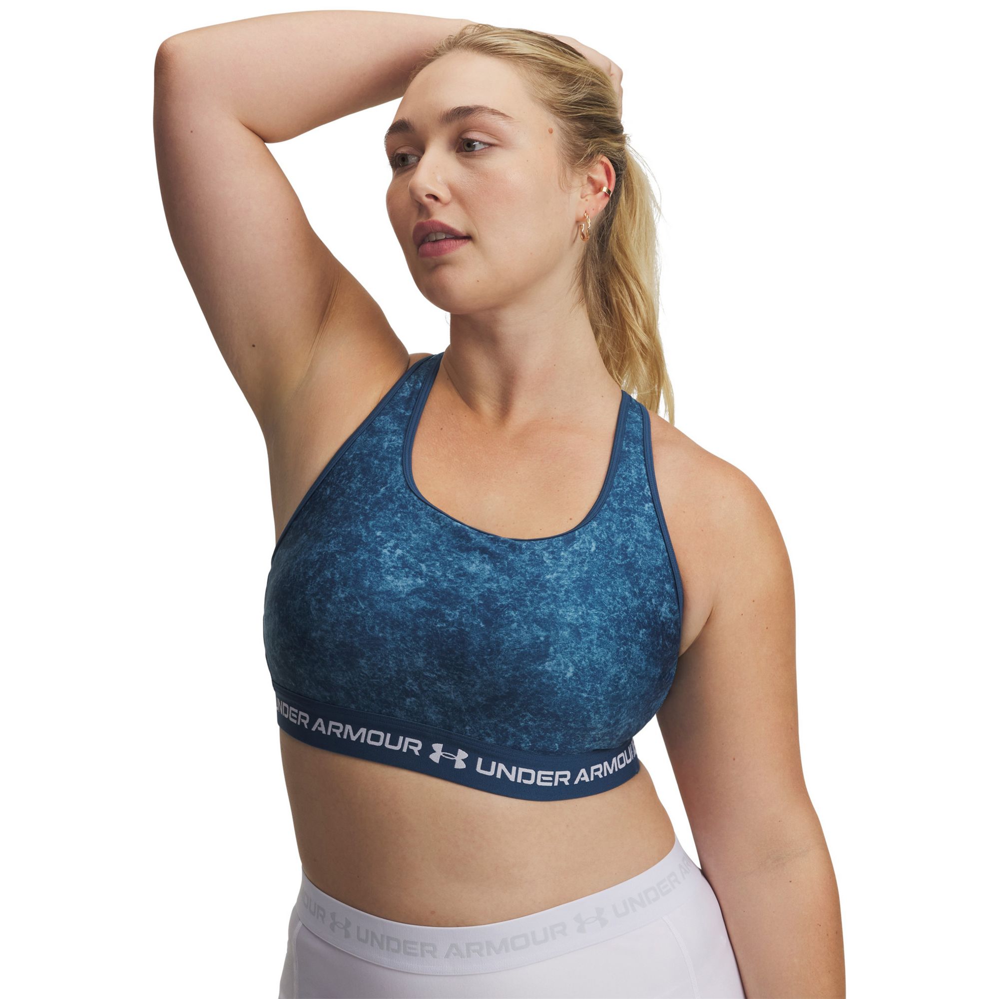 Under Armour Women's Printed Mid Crossback Sports Bra product image