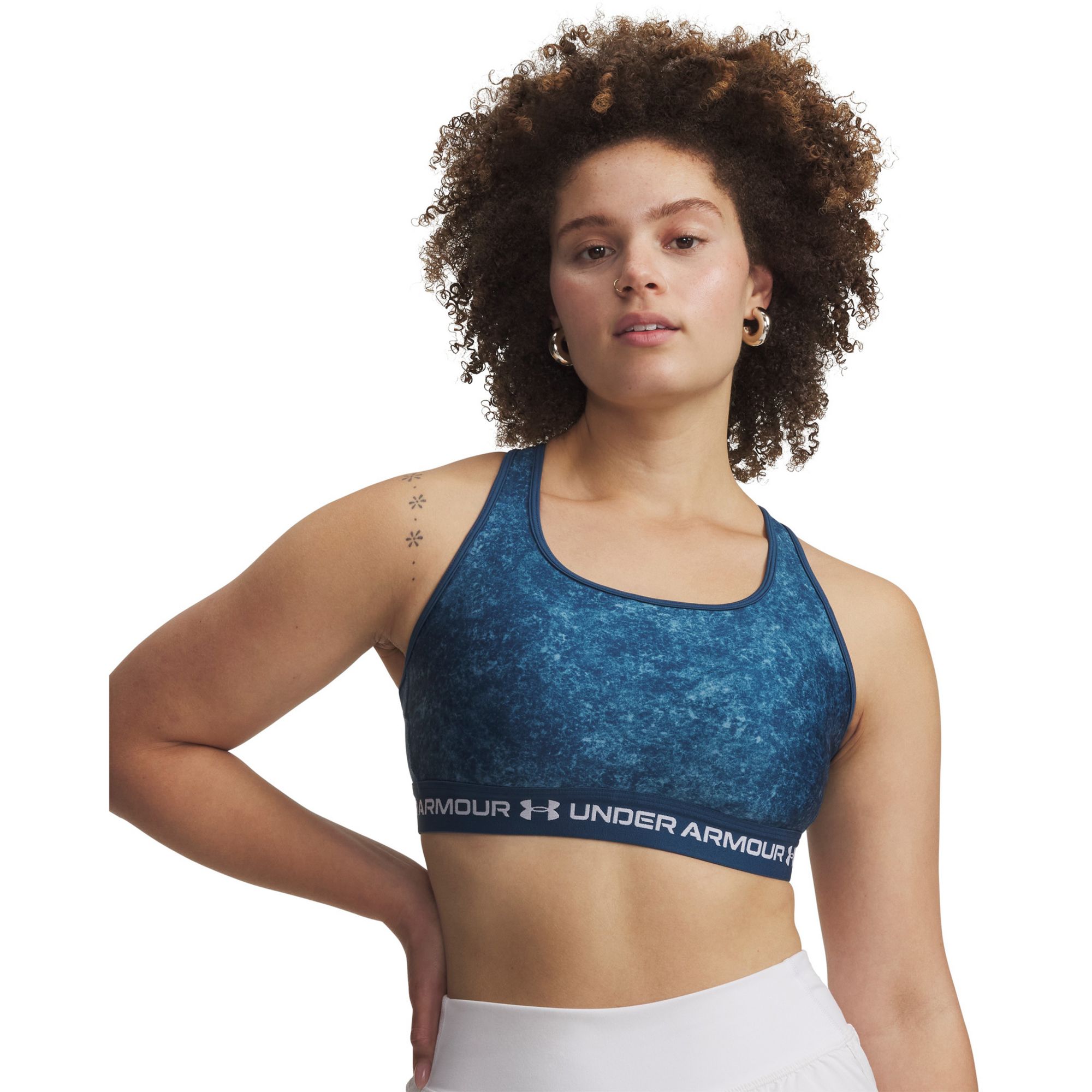 Under Armour Women's Printed Mid Crossback Sports Bra product image