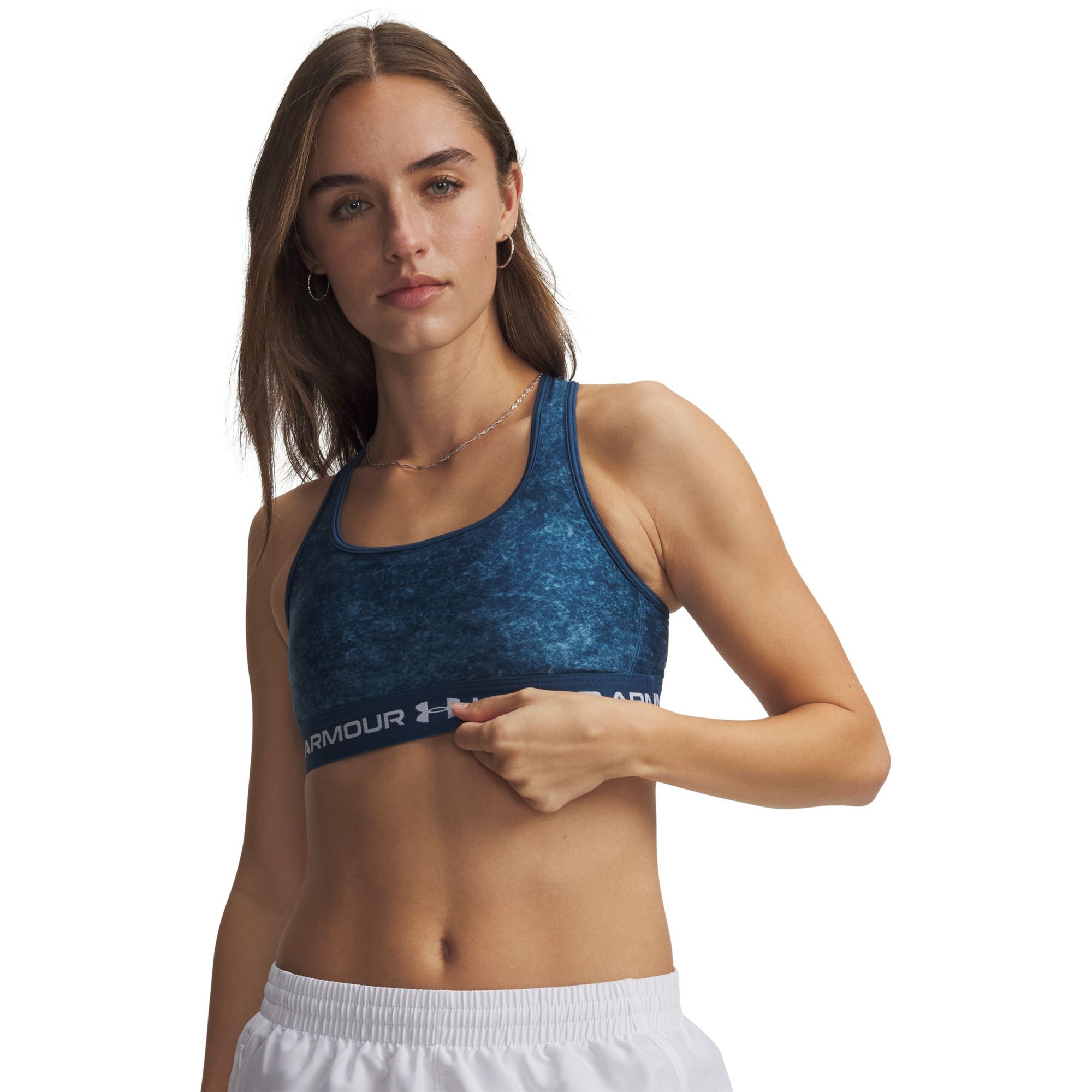 Under Armour Women's Printed Mid Crossback Sports Bra product image