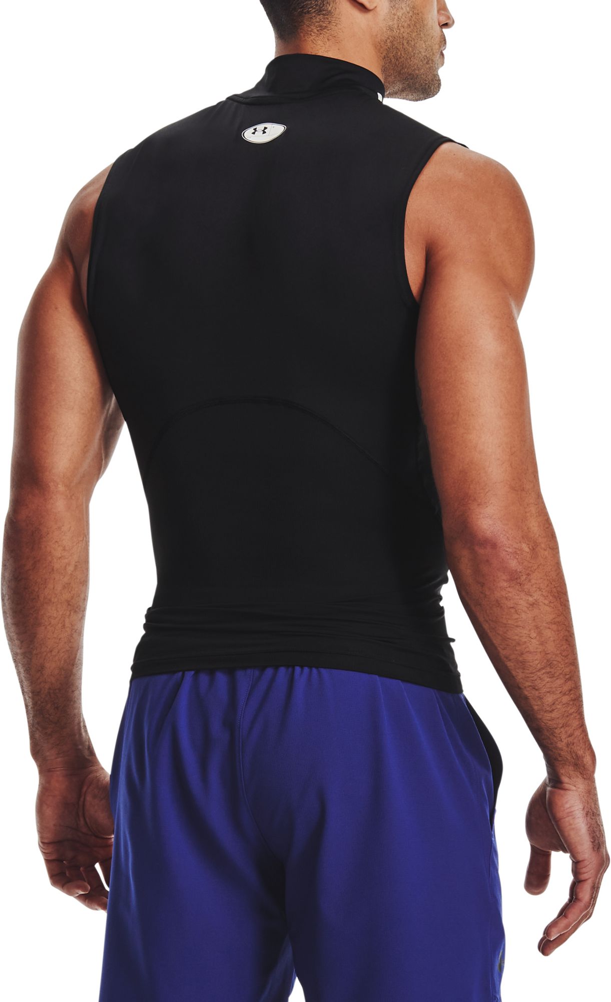 Download Under Armour Men's HeatGear Compression Mock Sleeveless ...