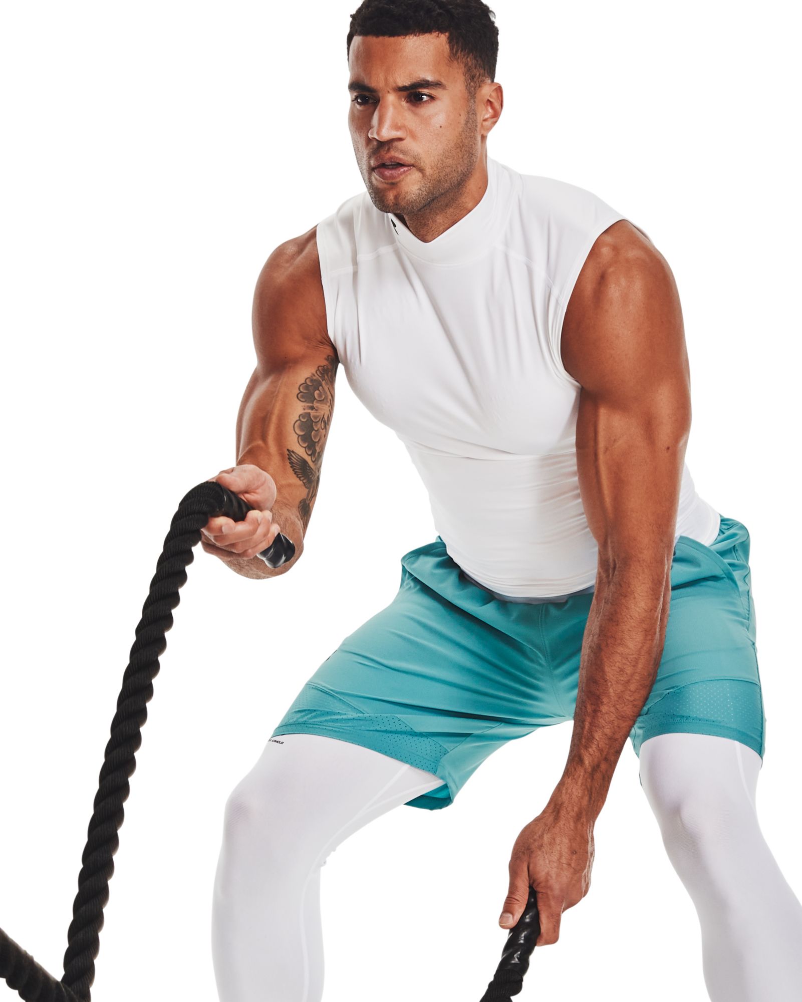 Under Armour Men's HeatGear Compression Mock Sleeveless Shirt product image
